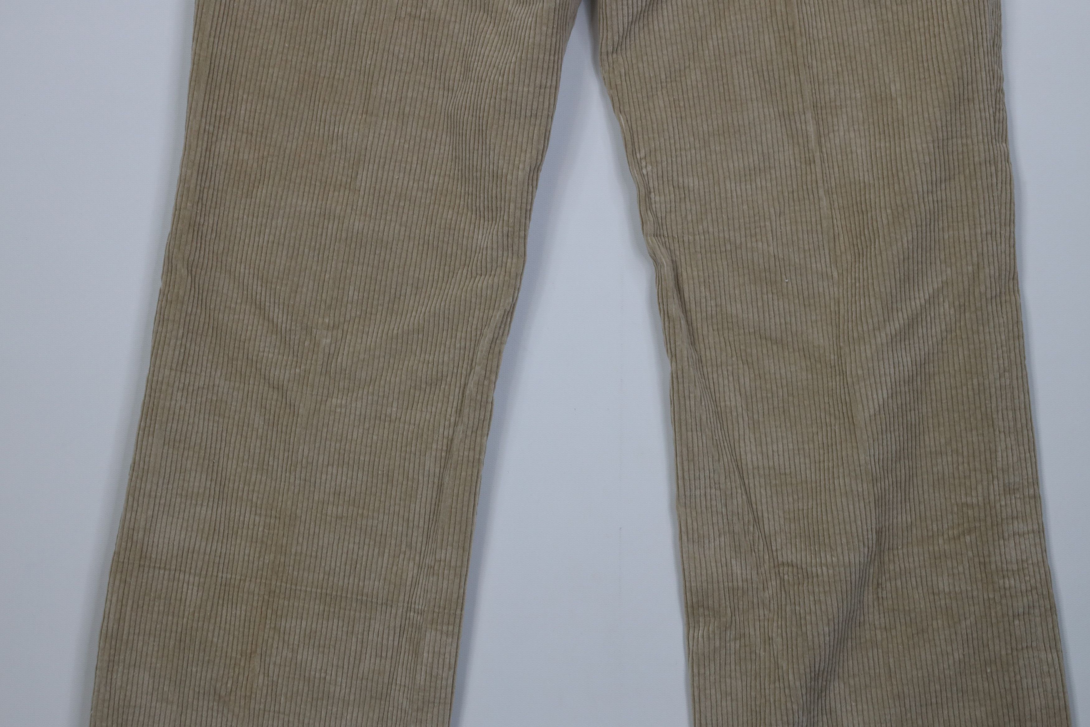 Vintage Vintage 70s Streetwear Wide Leg Corduroy Chino Pants Beige Size US 32 / EU 48 - 13 Thumbnail