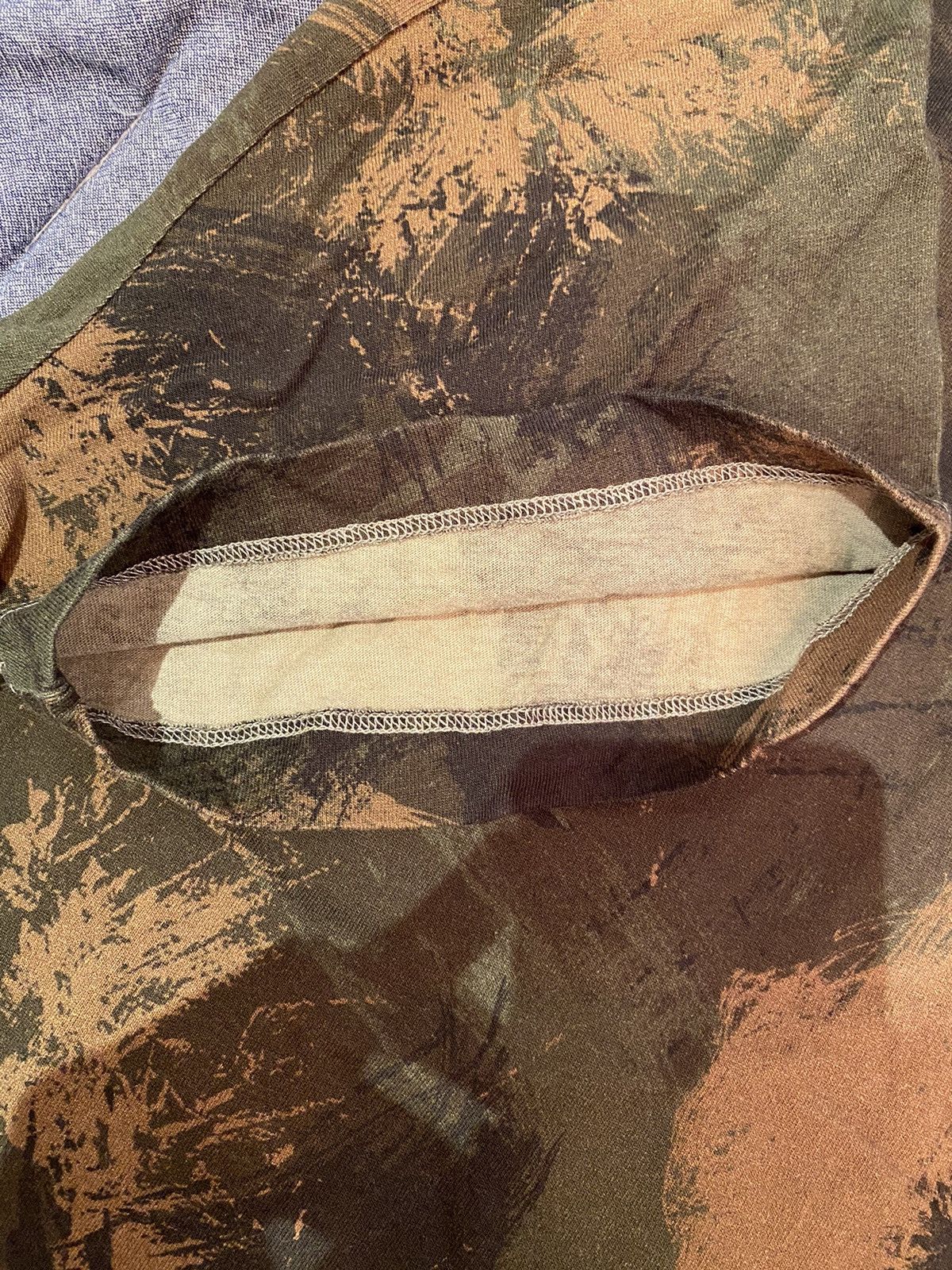 Off-White Off-White Khaki Paintbrush Camo Oversized T-Shirt Size US S / EU 44-46 / 1 - 9 Thumbnail
