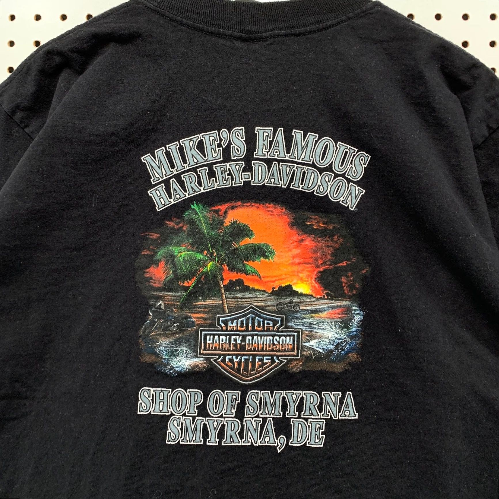 Harley Davidson VINTAGE Harley-Davidson Shirt Mens XL Black Eagle Declare Independence Smyrna DE Size US XL / EU 56 / 4 - 2 Thumbnail