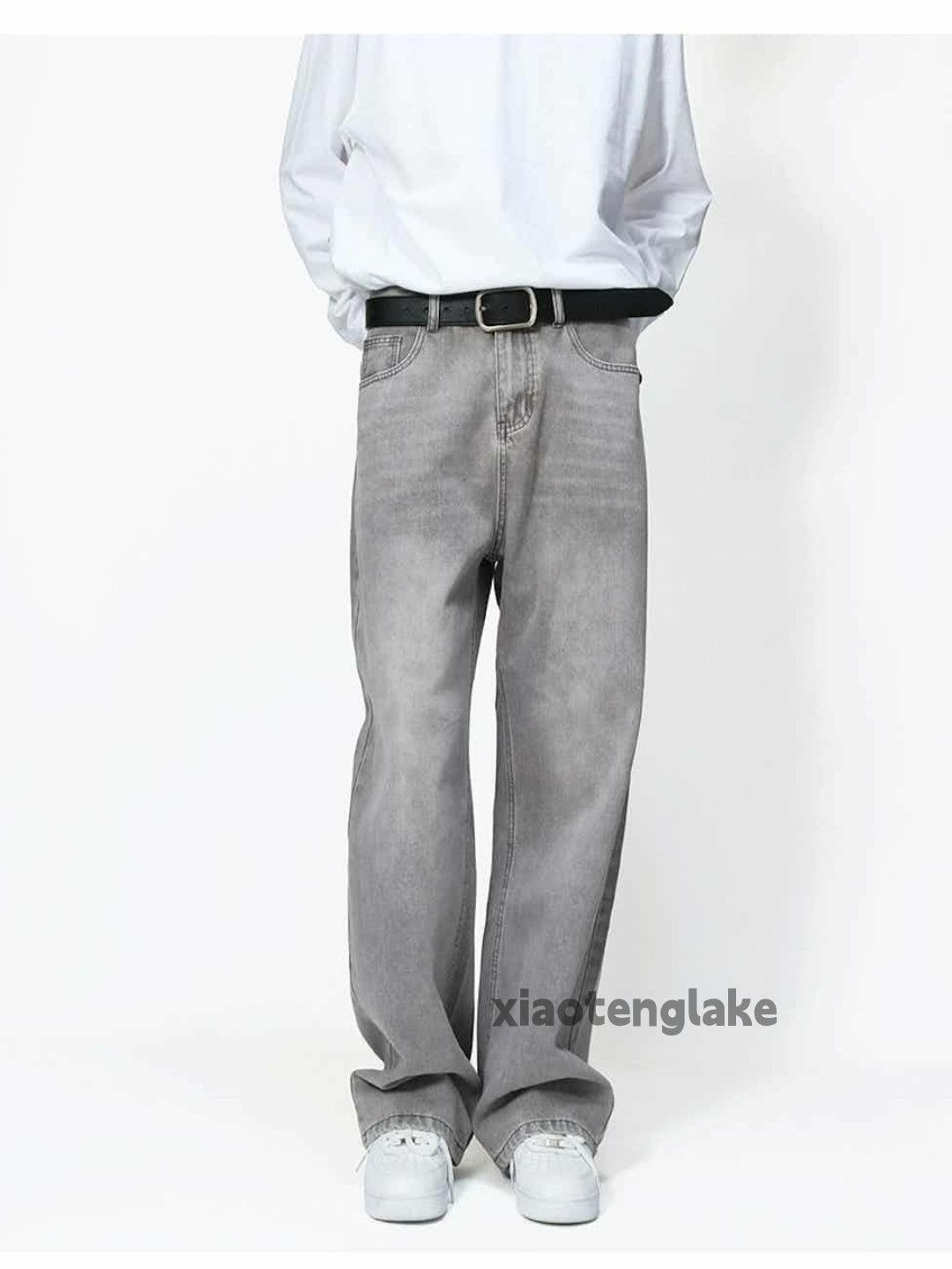 Jean × Vintage washed faded cleanfit yuppie loose baggy jeans Size US 32 / EU 48 - 4 Thumbnail