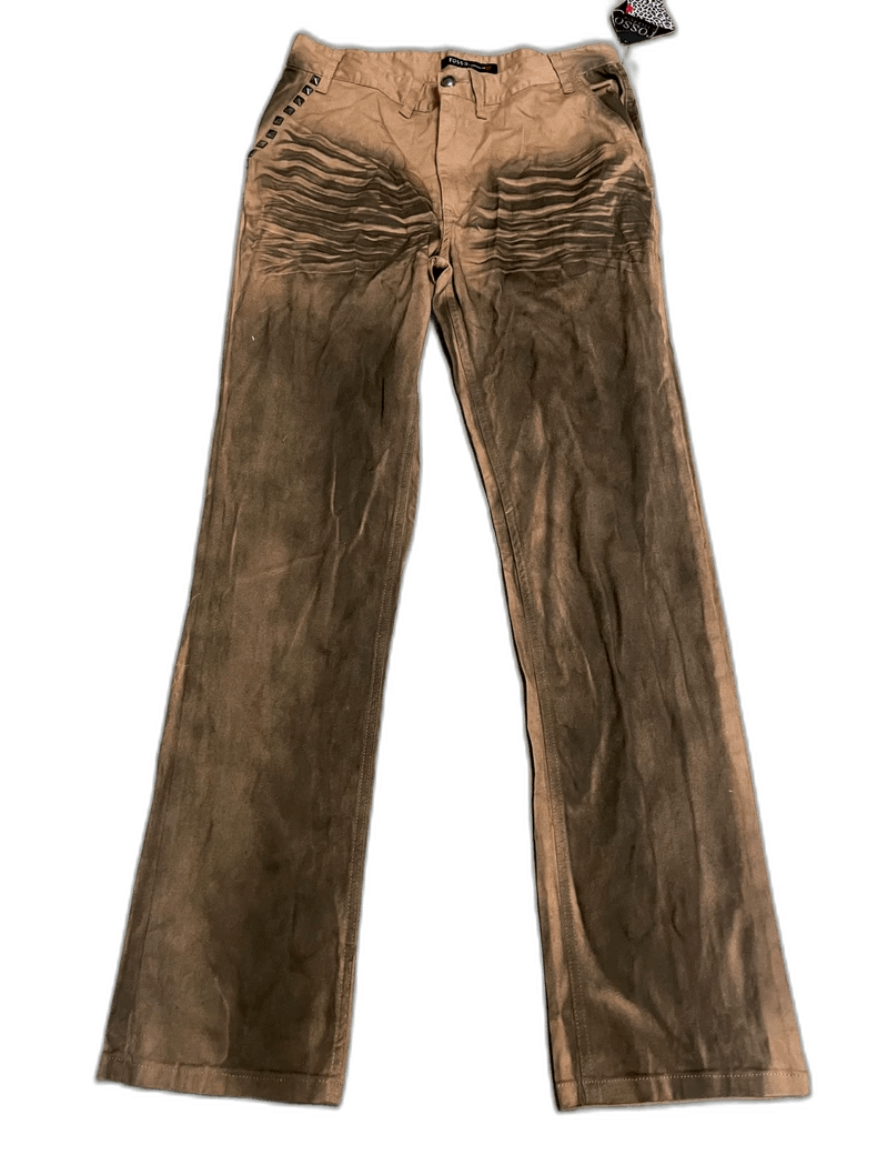 Yohji Yamamoto Vintage Dyed Work Pants with Unique Design-2506 Size 30" / US 8 / IT 44 - 1 Thumbnail