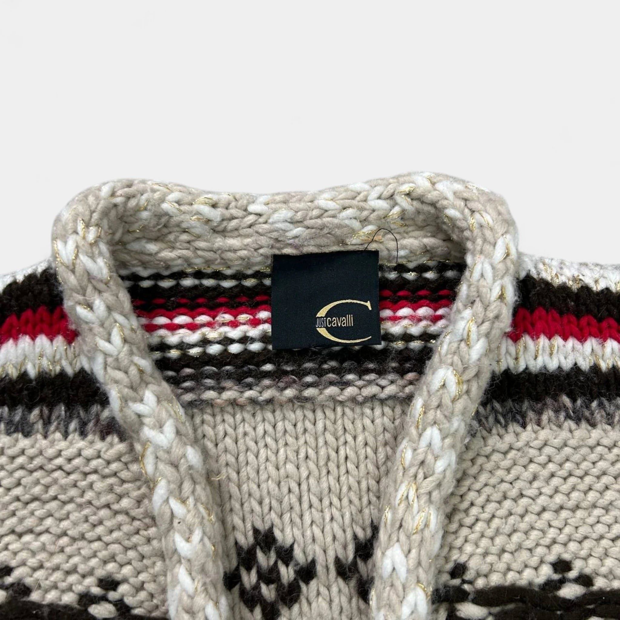 Just Cavalli Just Cavalli Knit Belted Vest Size XS / US 0-2 / IT 36-38 - 4 Thumbnail