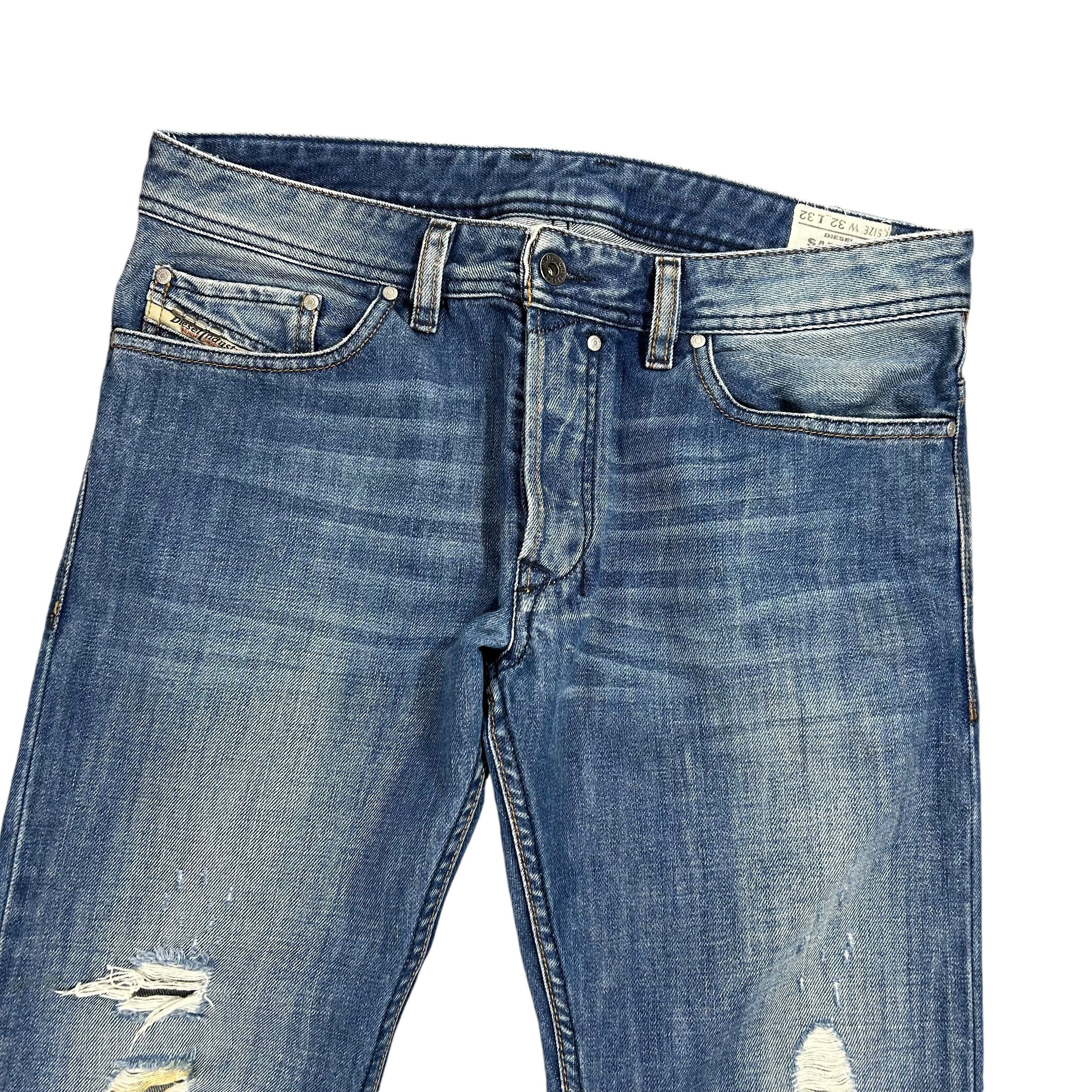 Diesel Diesel Safado Regular Straight Blue Denim Jeans Size W32L32 Size US 32 / EU 48 - 3 Thumbnail