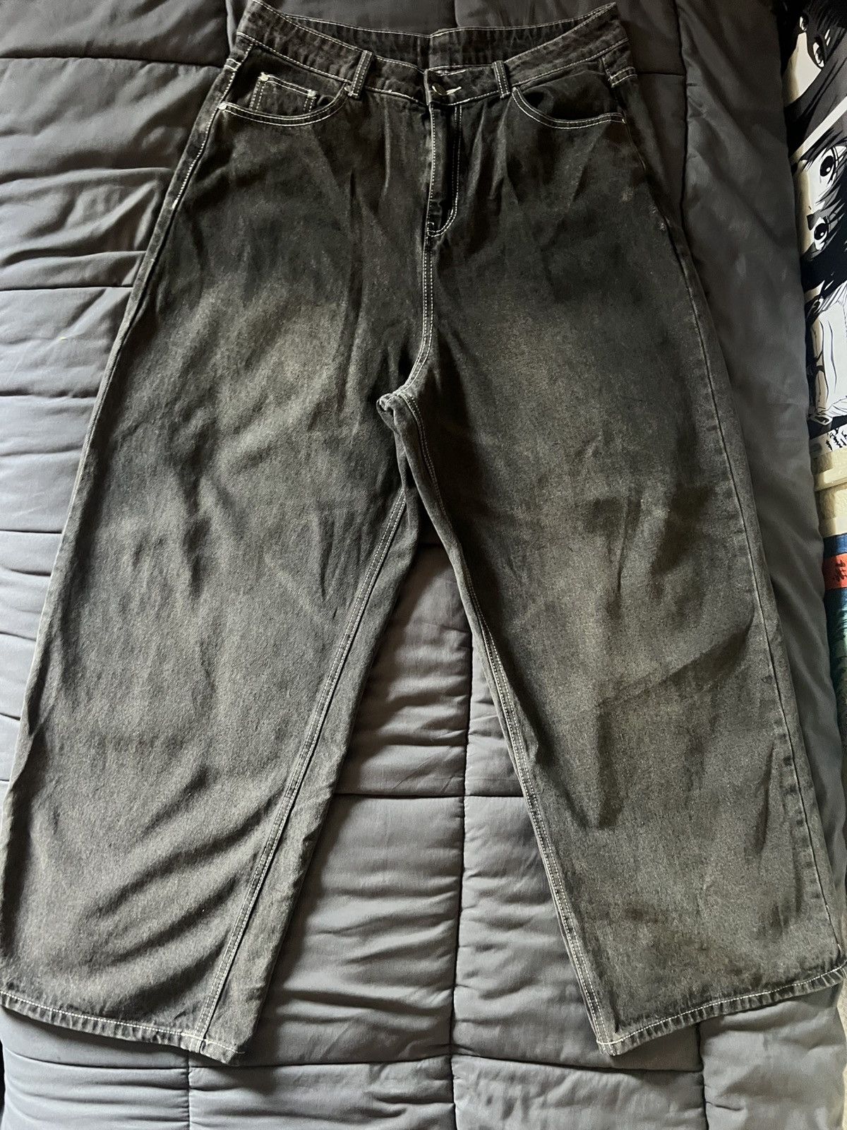 Other Korean Brand Wide Leg Jeans Size US 34 / EU 50 - 1 Thumbnail