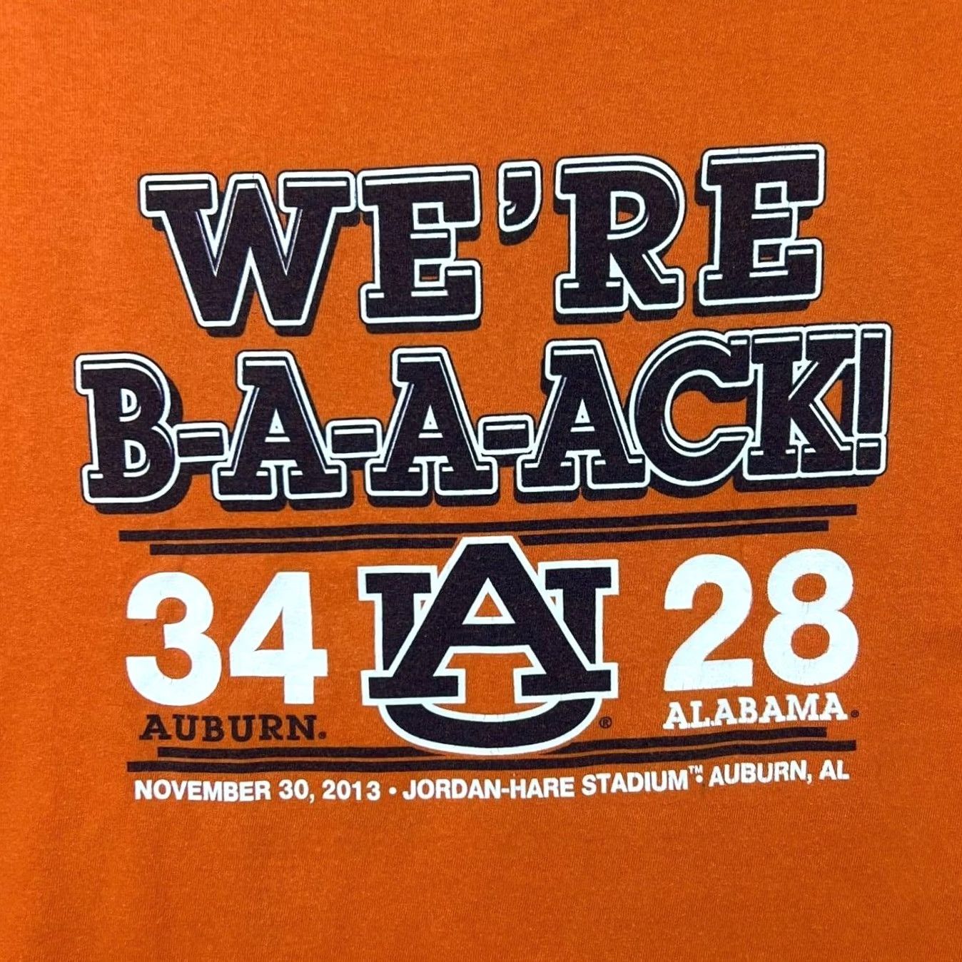 Delta NCAA Auburn University “Gusbusted” Iron Bowl Champions College Graphic T-Shirt XL XXL Size US XXL / EU 58 / 5 - 5 Thumbnail