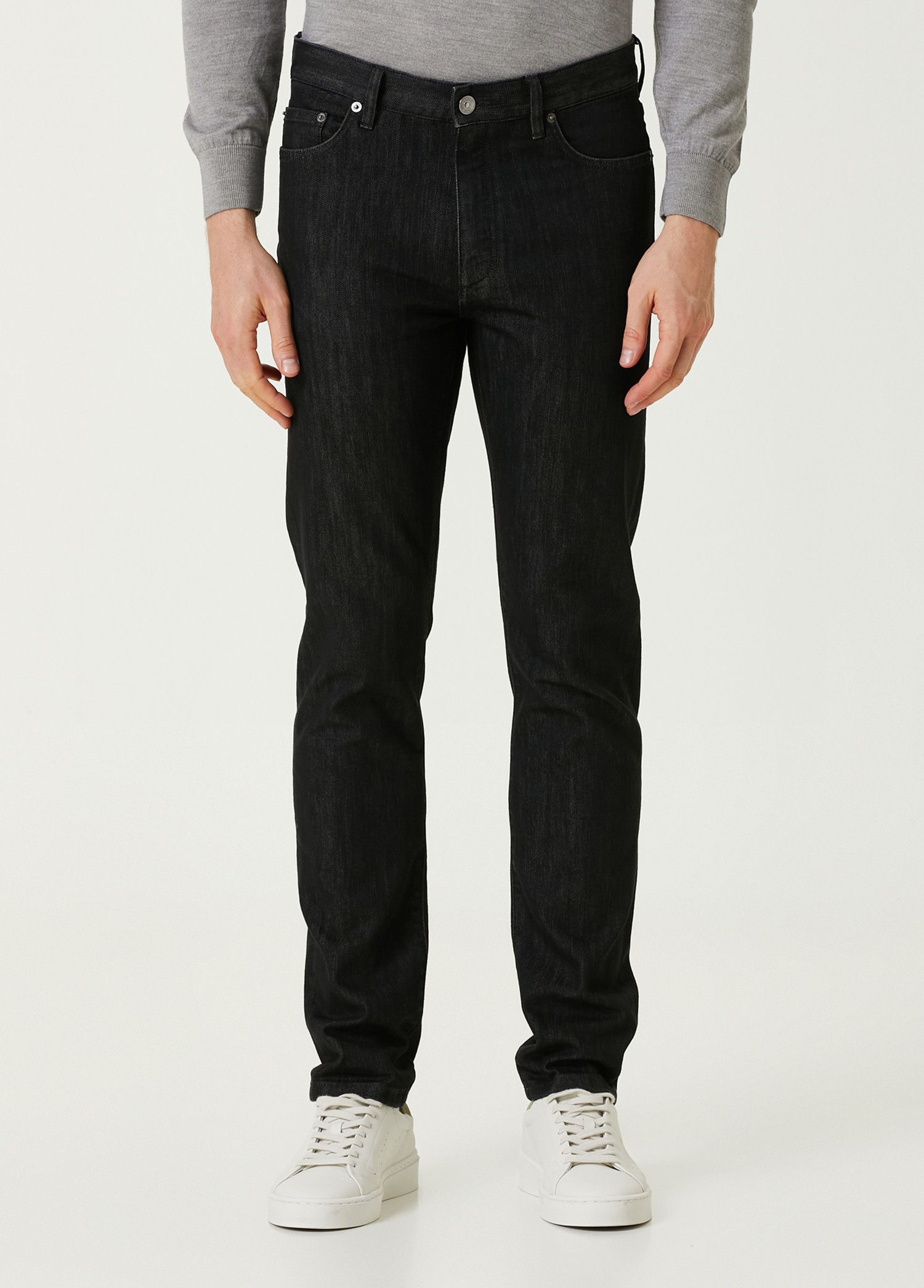 Ermenegildo Zegna ZEGNA City dark gray slim fit stretch jeans Size 38 Size US 38 / EU 54 - 1 Thumbnail