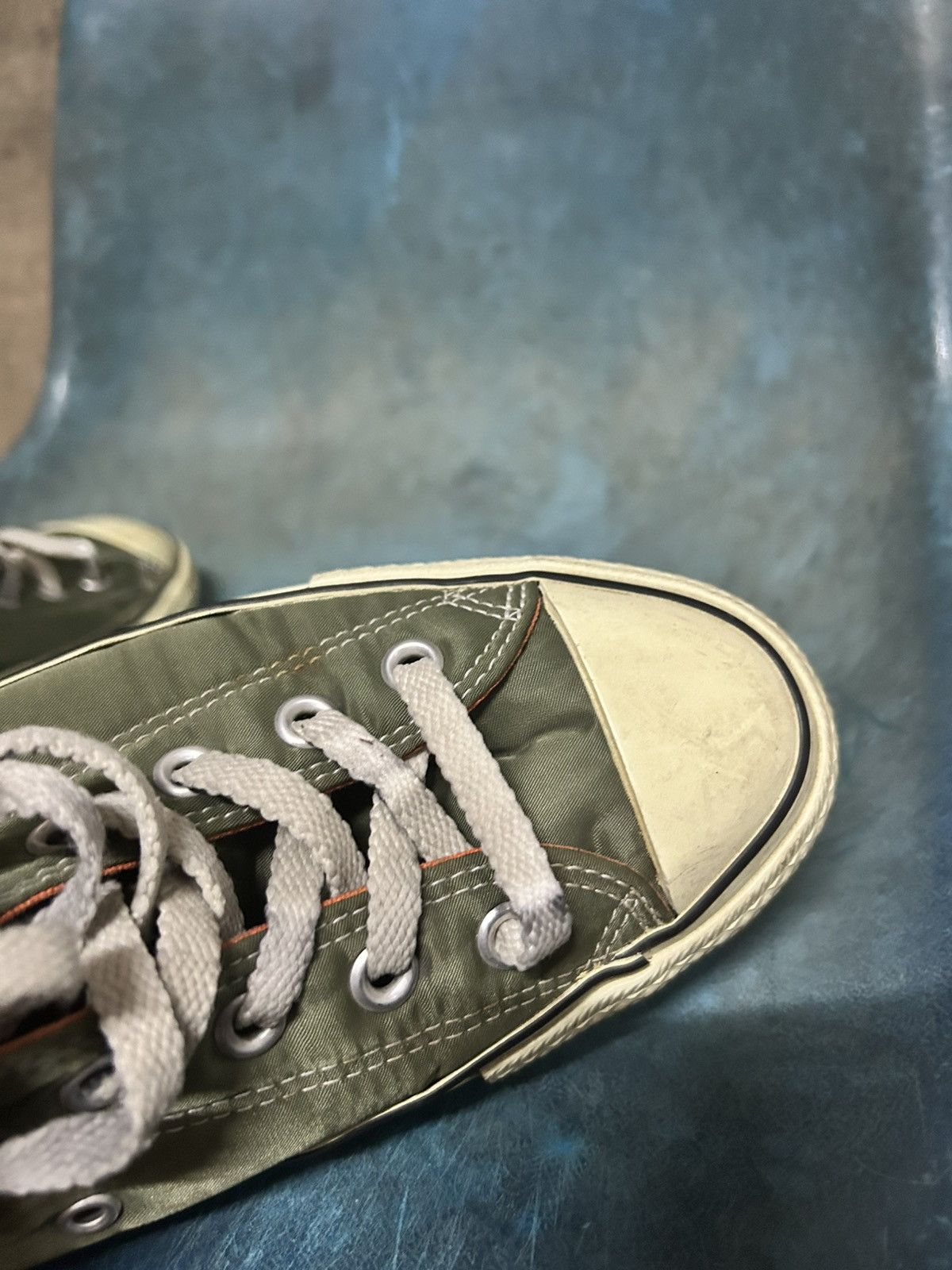 Converse Chuck Taylor Nylon Green Orange Size US 7.5 / EU 40-41 - 10 Thumbnail