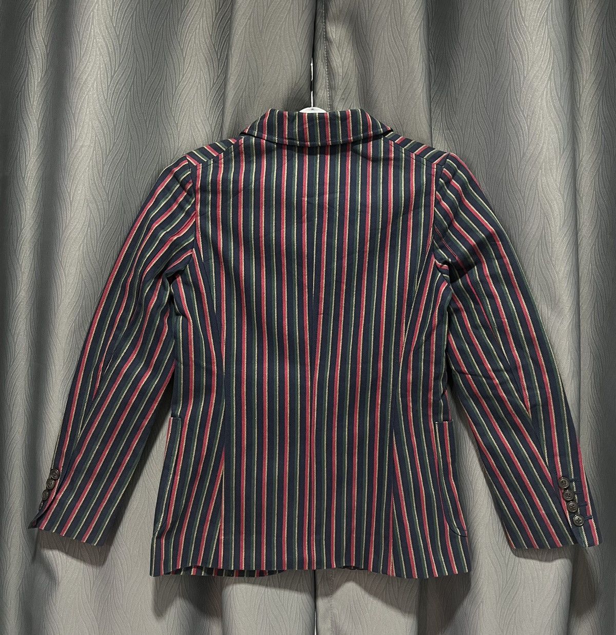 Japanese Brand × URBAN RESEARCH DOORS Urban Research Multicolor Stripes Herringbone Twill Blazer Size S / US 4 / IT 40 - 2 Thumbnail
