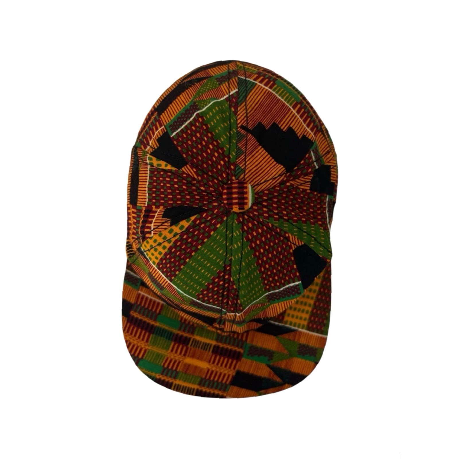 Vintage VINTAGE Africa Kente Baseball Snapback Hat Cap Adult OSFA Orange 90s Twill Deadstock NWOT Adjustable Snap Back Men Boys Girls OsFA? Size ONE SIZE - 4 Thumbnail