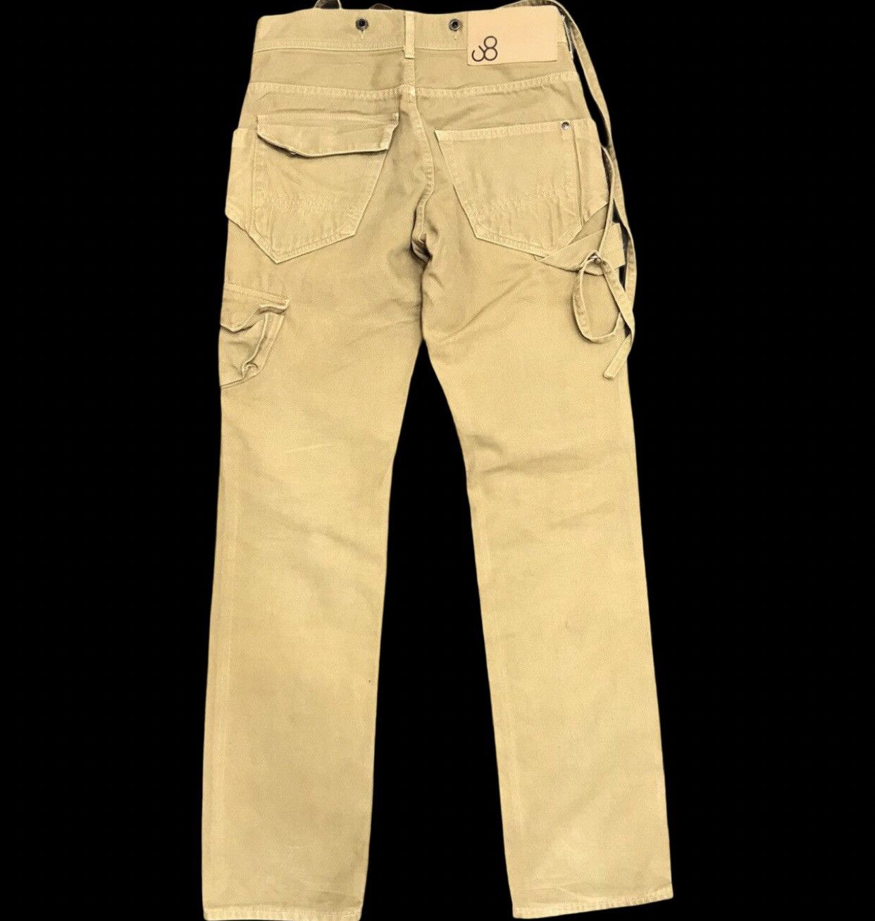 Japanese Brand JOHNBULL HAKAMA Multipockets Duck Canvas Carpenter Pant Size US 30 / EU 46 - 2 Thumbnail