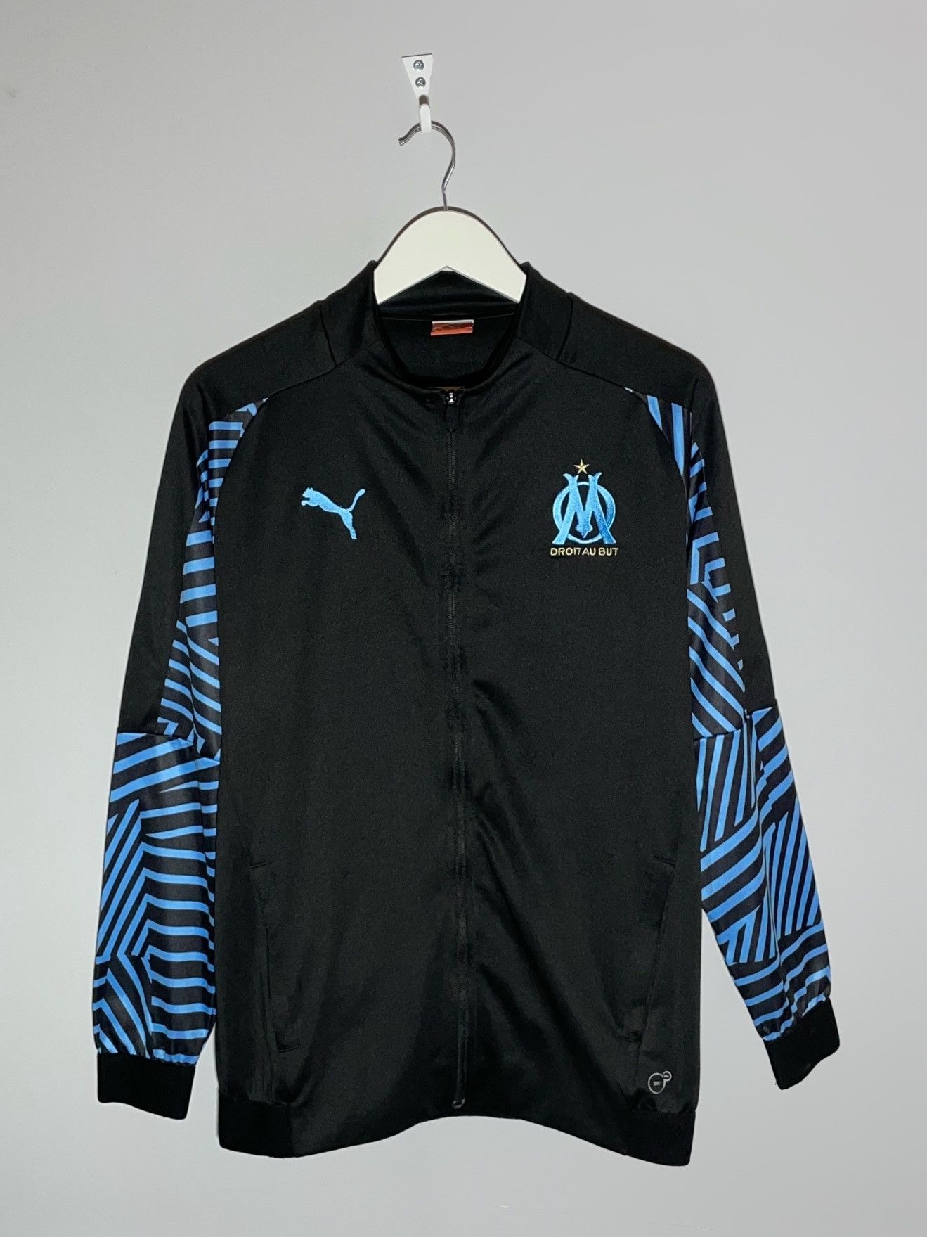 Puma Fc Olympic Marseille Puma Y2k Streetwear Men's Track Top Size US M / EU 48-50 / 2 - 1 Thumbnail