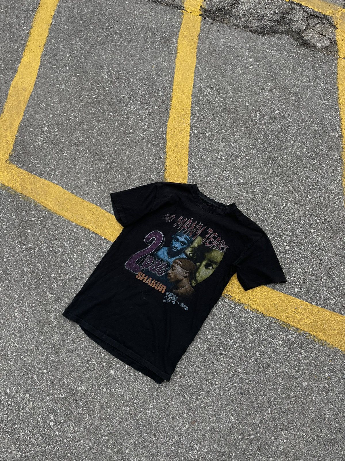 Vintage 2Pac Merch t-shirt Size US M / EU 48-50 / 2 - 1 Thumbnail