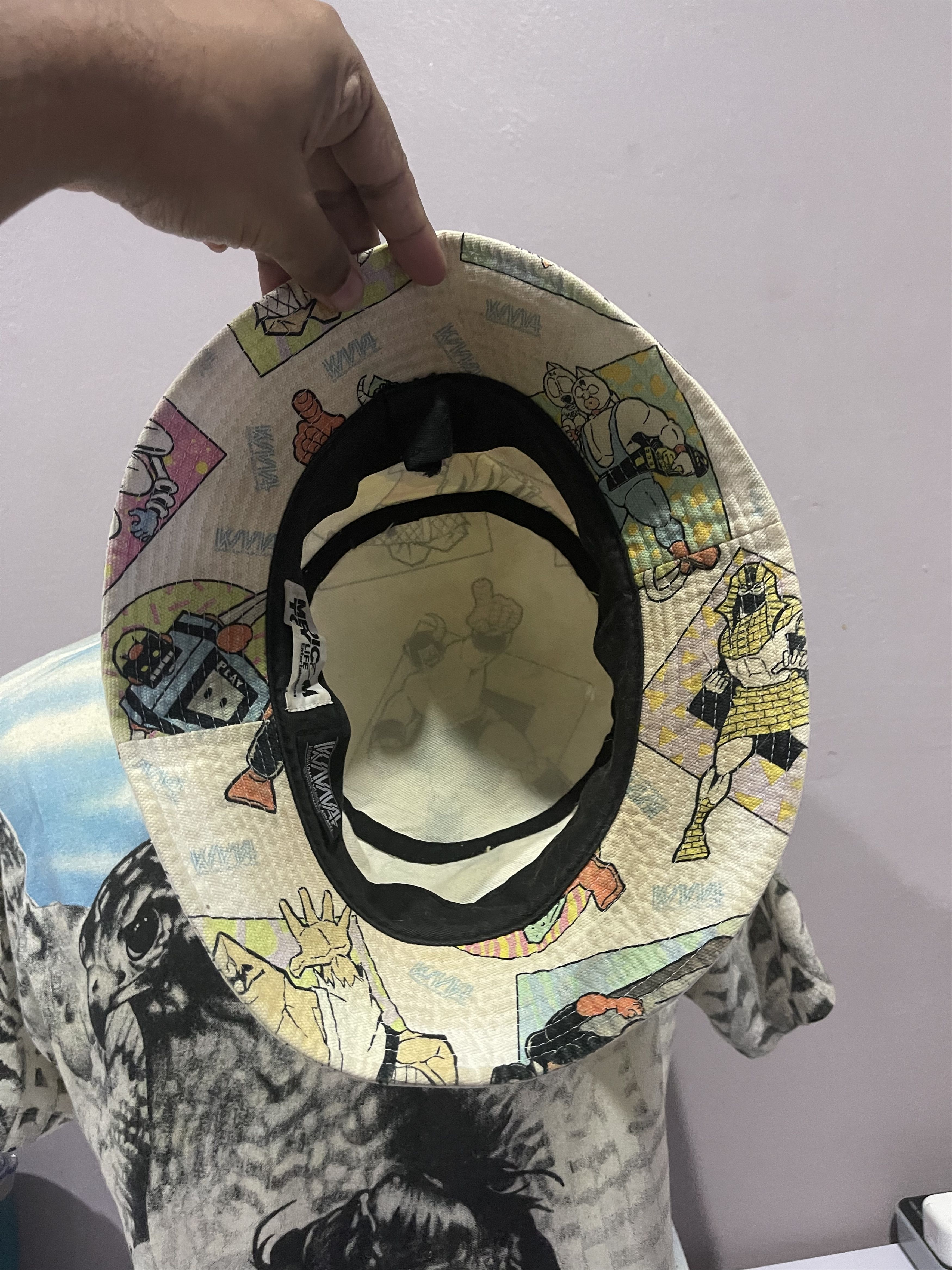 Japanese Brand Medicom Toy X Kinnikuman Yudetamago Bucket Hat Size ONE SIZE - 2 Thumbnail