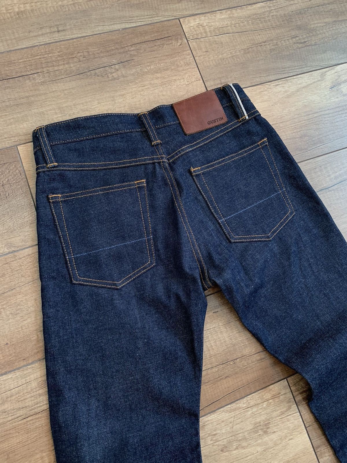 Gustin Gustin Selvedge Raw California Skinny Jeans Denim Pants Size US 29 - 5 Thumbnail