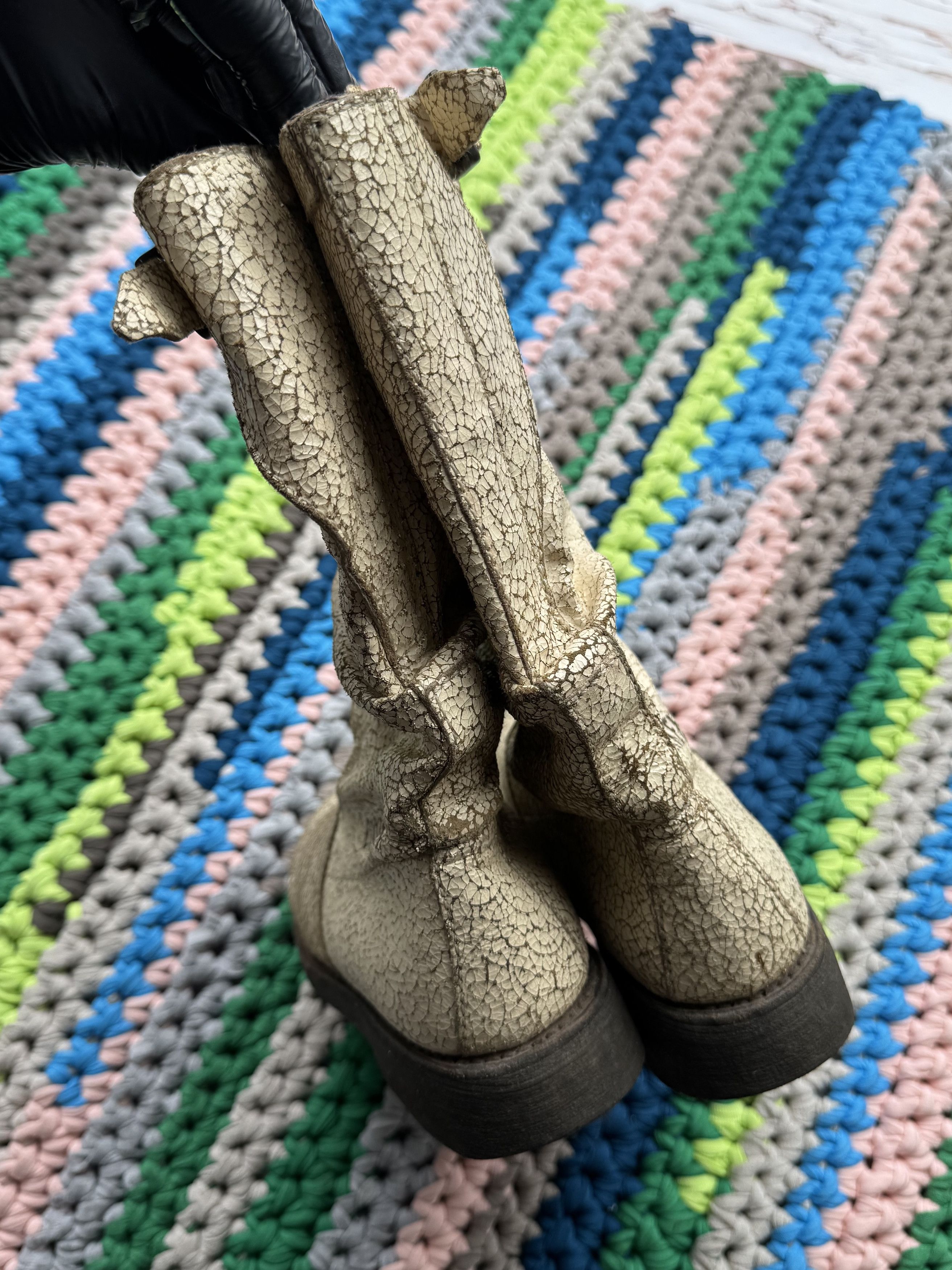 Dirk Bikkembergs Bikkembergs Vintage Leather Boots (V5)(D10) Size US 6 / IT 36 - 4 Thumbnail