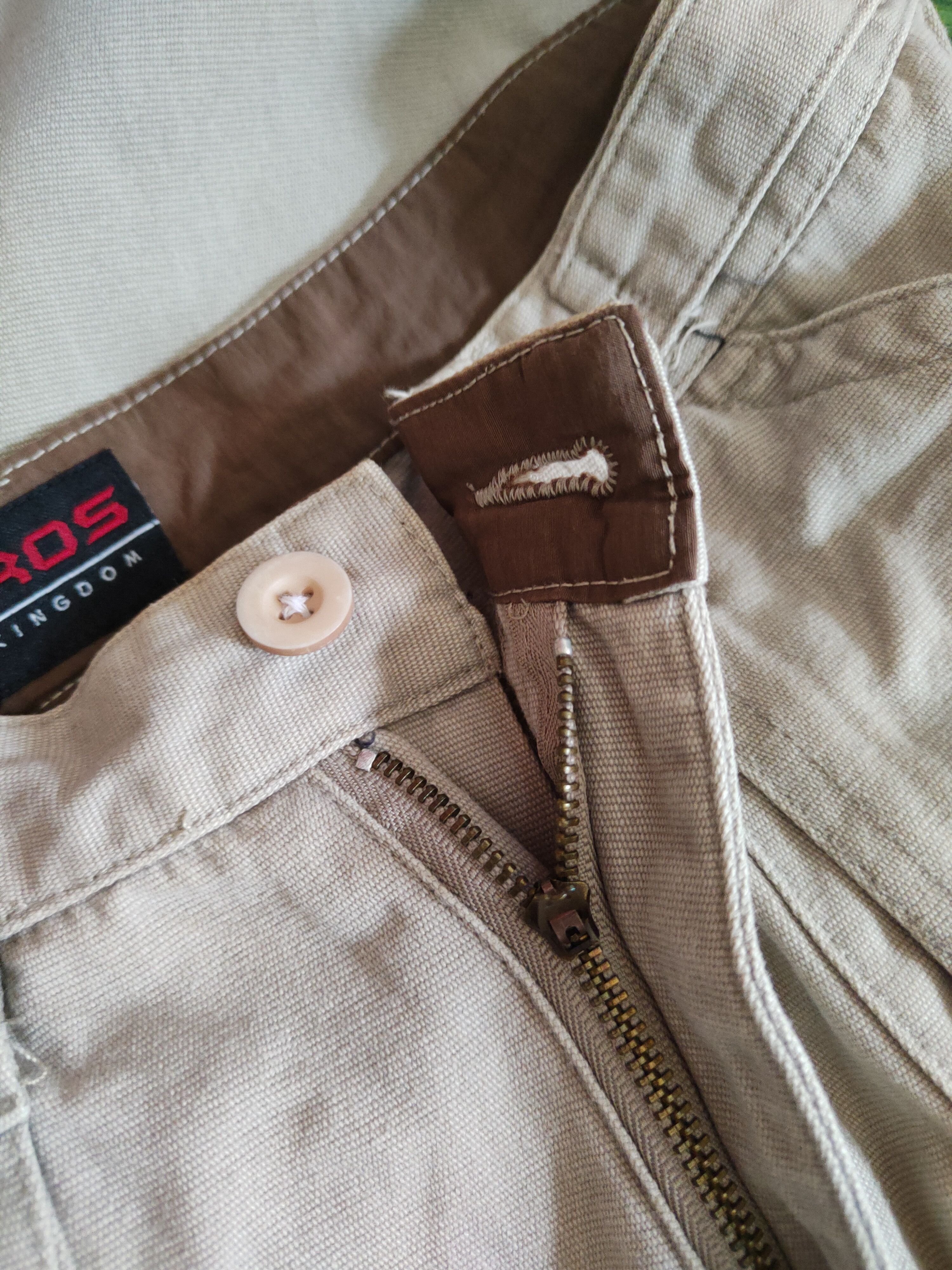 Japanese Brand Ambros Beige Multipocket Tactical Cargo Pants #1518 Size US 31 - 13 Thumbnail