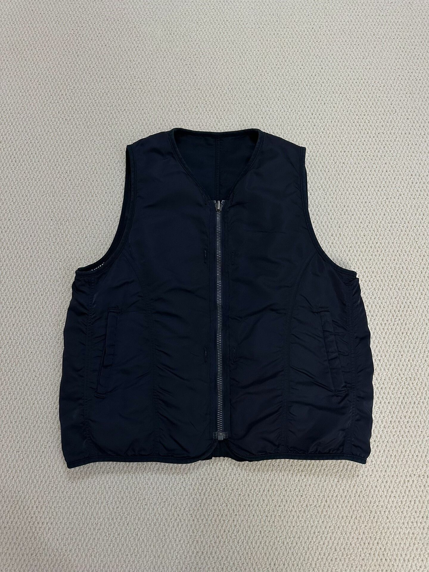 Visvim visvim iris double-sided vest in navy Size US S / EU 44-46 / 1 - 1 Thumbnail