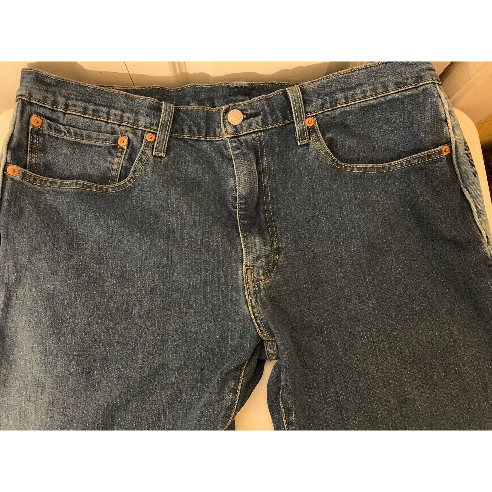 Levi's Levi's Hi Ball Side Logo Men’s Sz 36 X 28 Blue Jeans Denim L Size US 36 / EU 52 - 3 Thumbnail