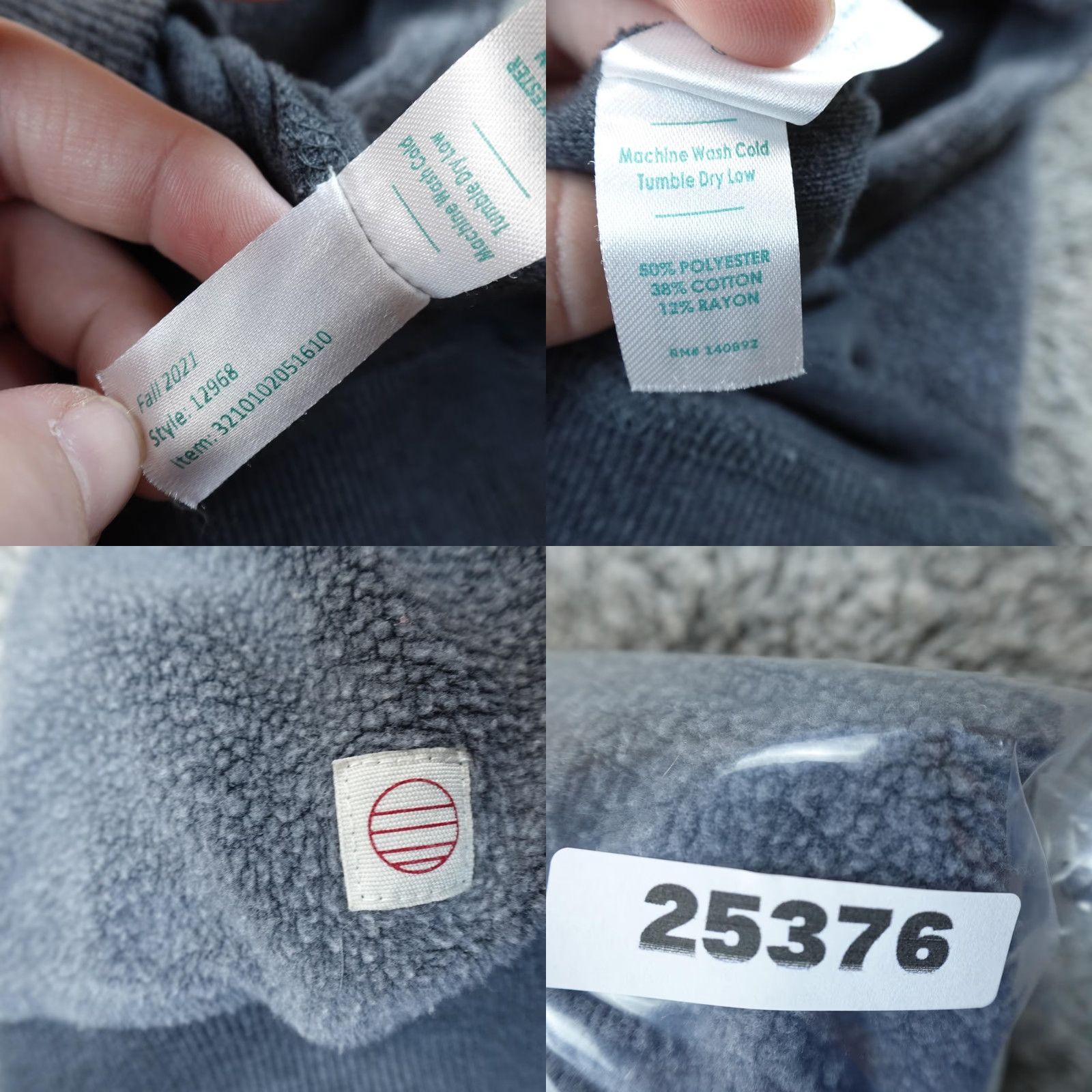Marine Layer Marine Layer Sweatshirt Mens S Gray Fleece Crewneck Pullover Cozy Knit All Seasons Pullover Shirt Mens Size US S / EU 44-46 / 1 - 8 Thumbnail