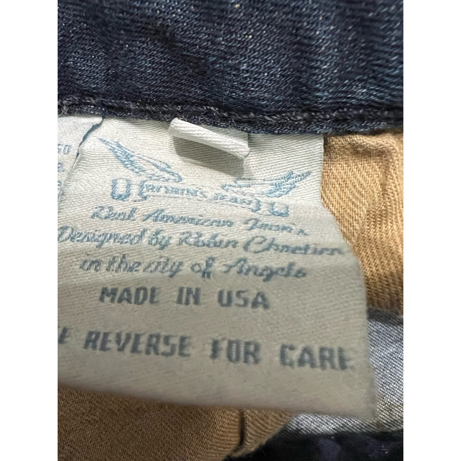 Robins Jeans Robins Jeans Long Flap Rhinestone Y2K Denim