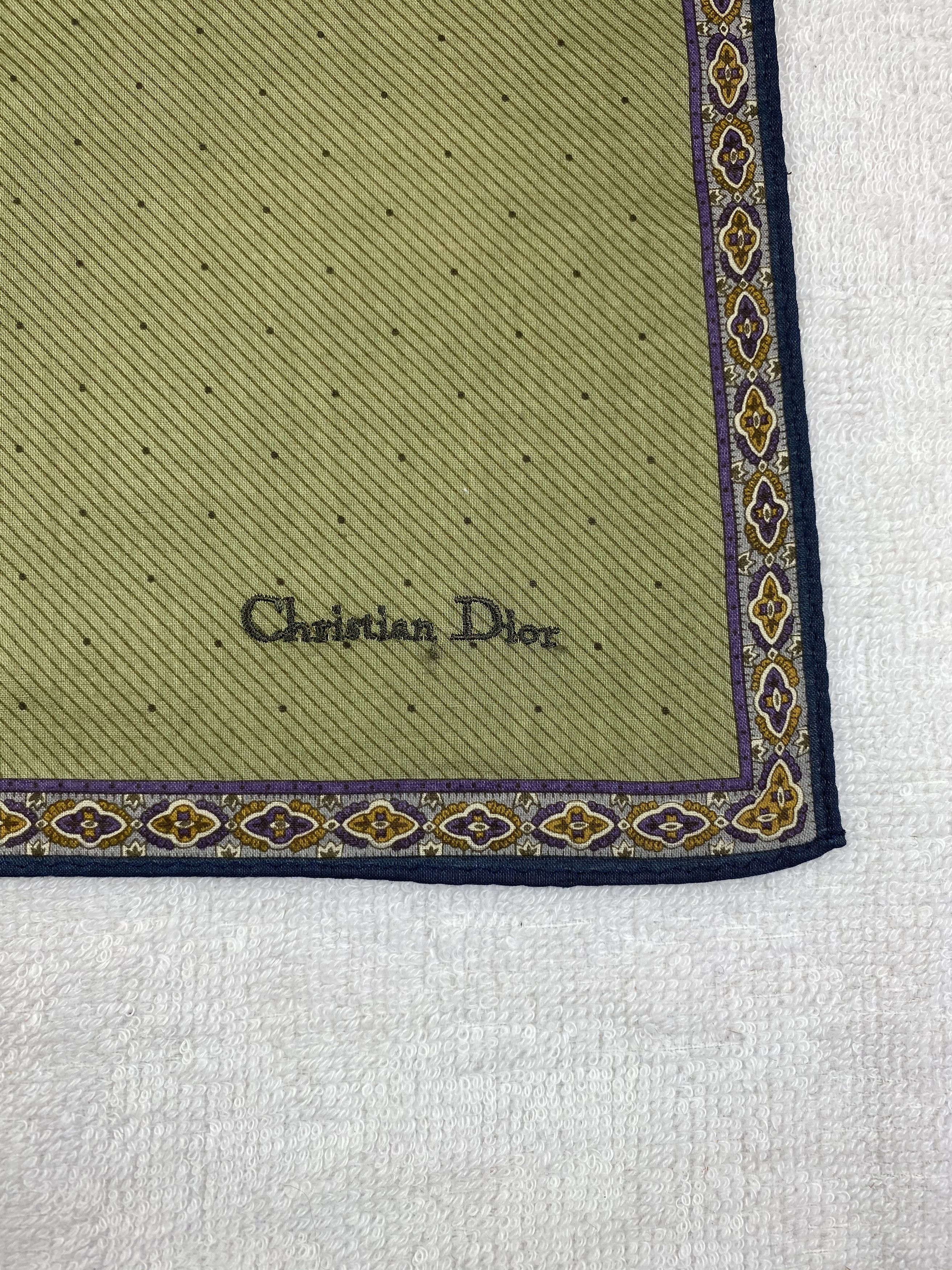 Vintage Christian Dior Handkerchief / Bandana / Neckerchief Size ONE SIZE - 5 Thumbnail