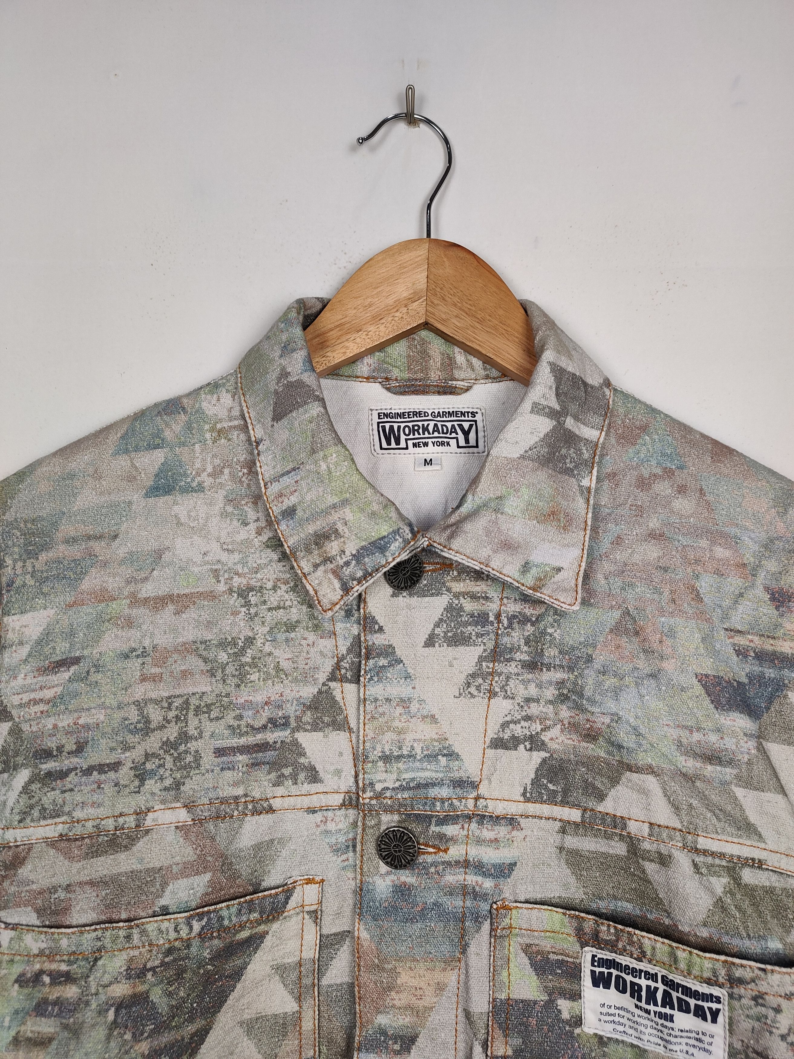 Engineered Garments × Nepenthes × Vintage Vintage Engineered Garment Workaday nepenthes Denim Jacket Size US M / EU 48-50 / 2 - 2 Thumbnail