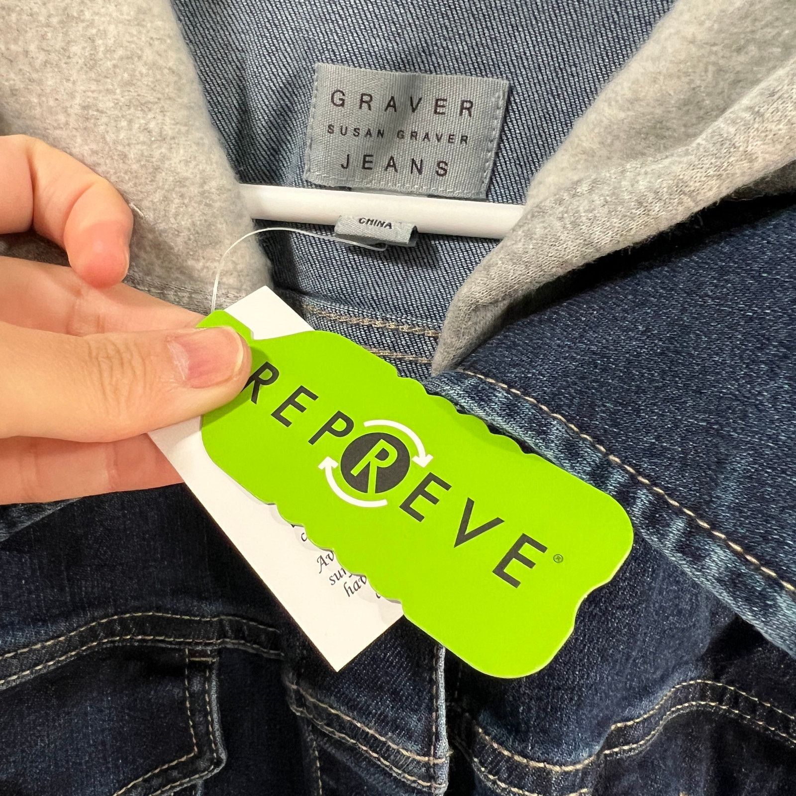 Other GRAVER by Susan Graver Stretch Denim & French Terry Size XXL / US 16-18 / IT 52-54 - 5 Thumbnail