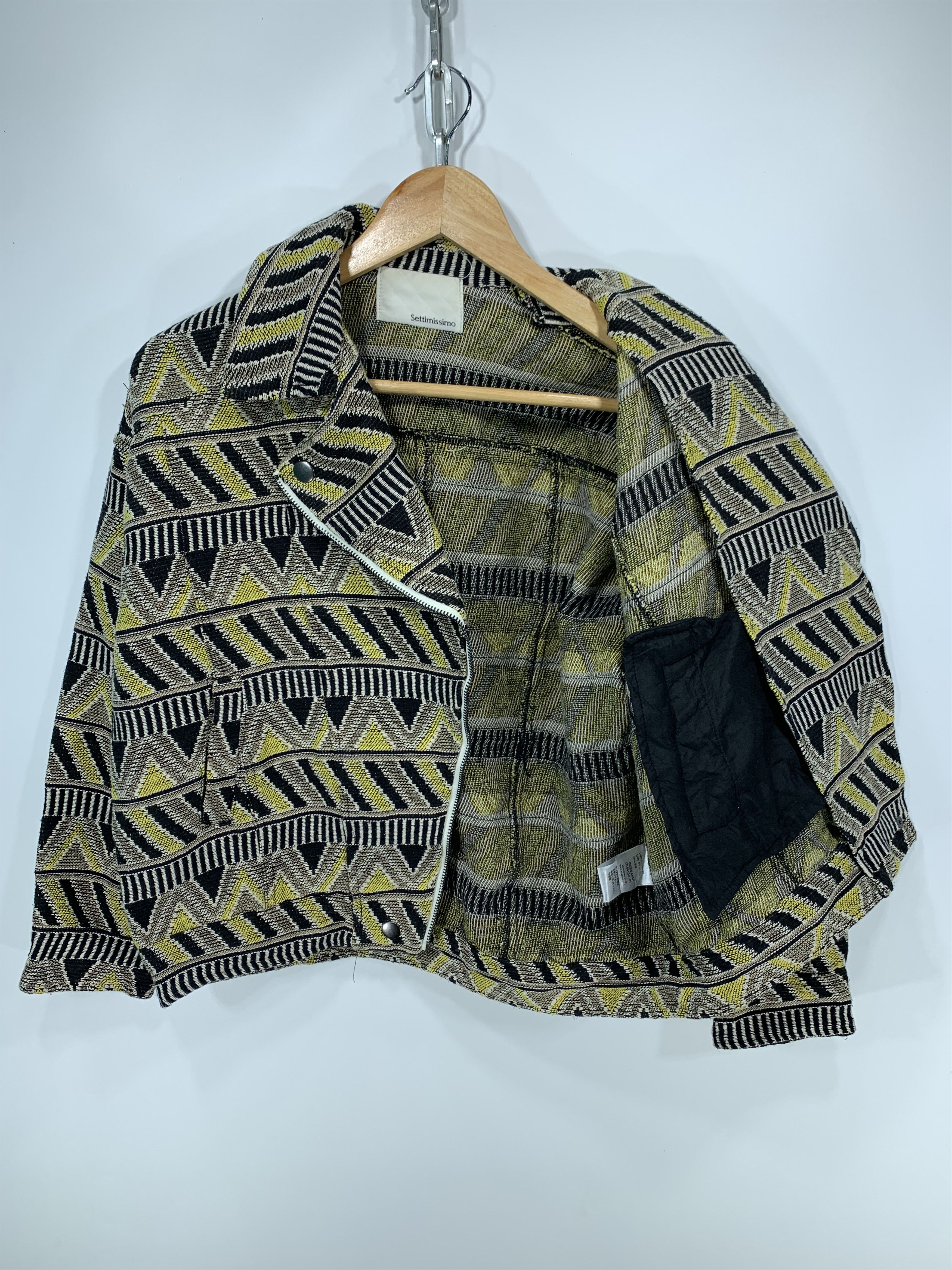 Japanese Brand Settimissimo Cropped Bomber Jacket Size US M / EU 48-50 / 2 - 5 Thumbnail