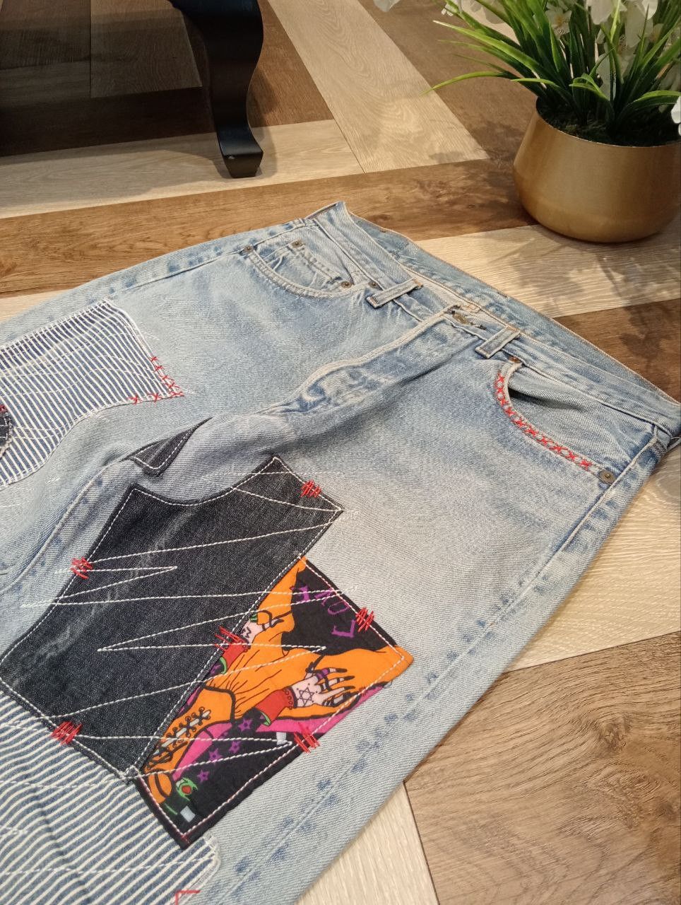 Levi's Vintage Clothing RARE LEVI'S VINTAGE 501 SELVEDGE CUSTOM BLUE DENIM JEANS Size US 34 / EU 50 - 6 Thumbnail