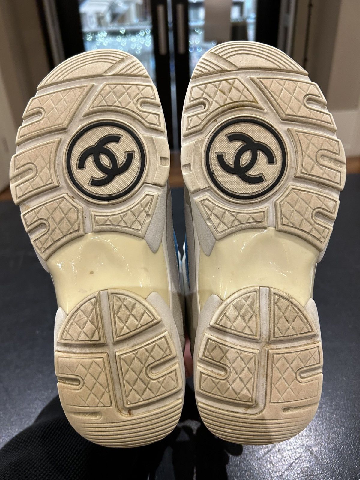 Chanel Chanel Trainer High Top - Blue/White Size US 7 / IT 37 - 7 Thumbnail