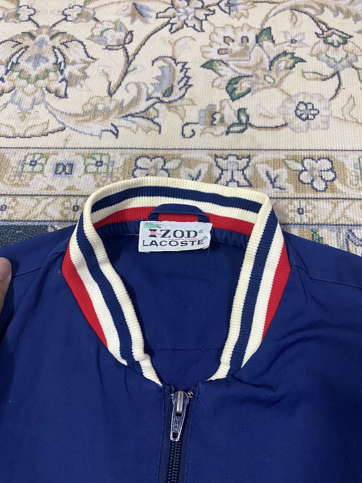 Other Vintage Blue Izod Lacoste Zipper Jacket Size US L / EU 52-54 / 3 - 9 Thumbnail