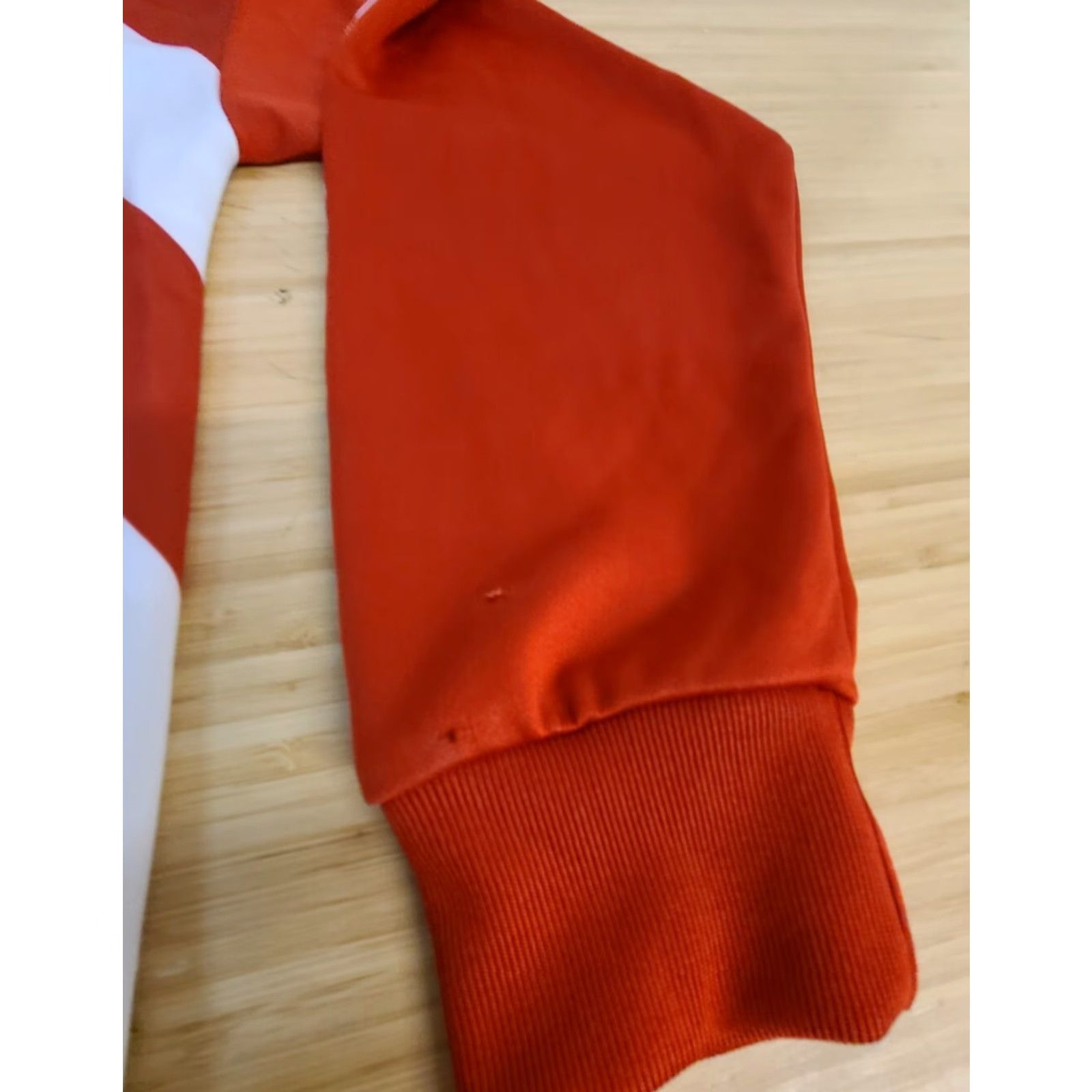 Adidas Adidas Women's Oversized BOLD AGE LONG SLEEVE TEE XS Red TEE Shirt Womens Original adidas 100% polyester doubleknit Xs Size XS / US 0-2 / IT 36-38 - 6 Thumbnail