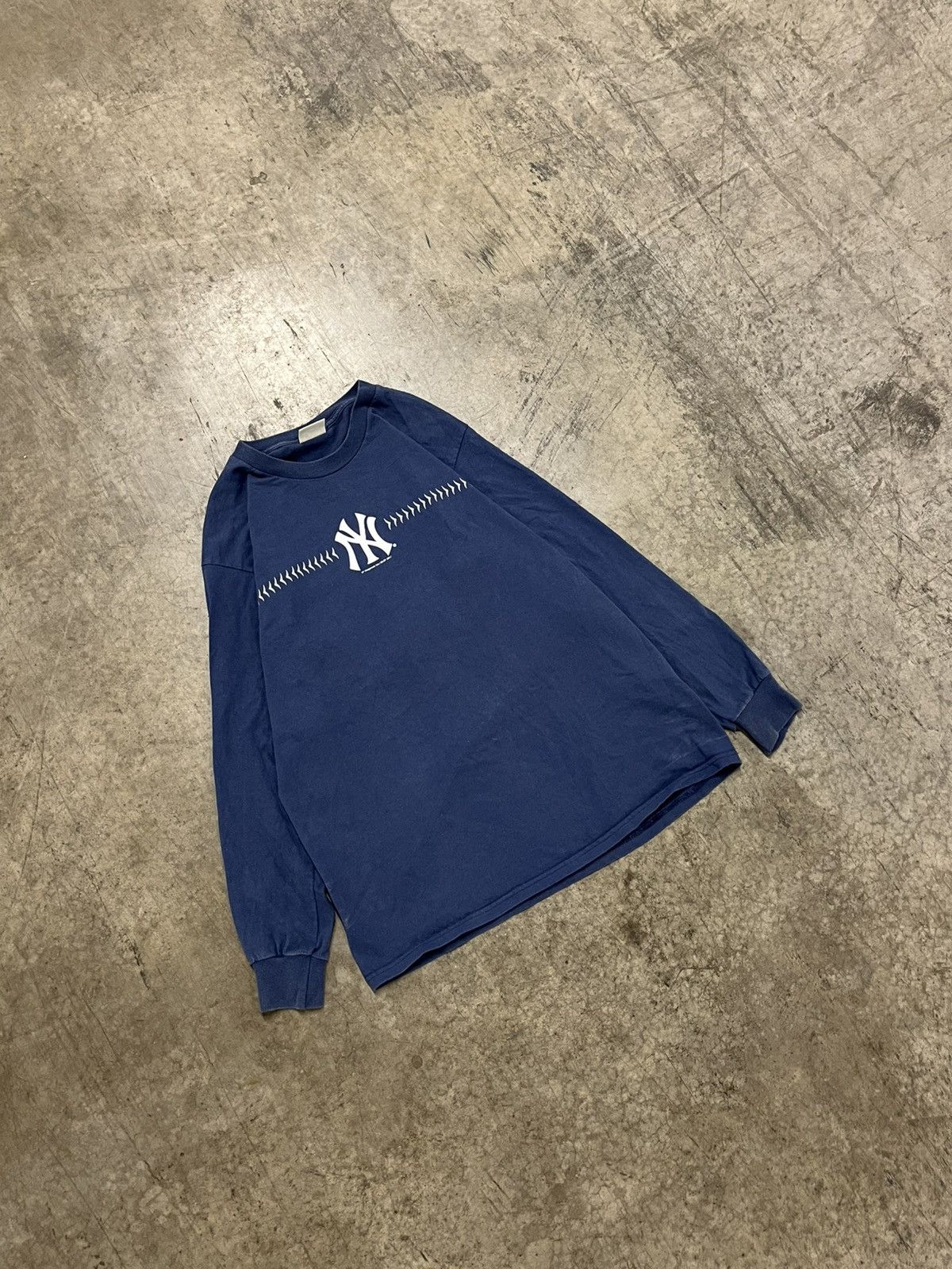 Vintage NY Yankees vintage Lee sport longsleeve shirt hype rare Size US XL / EU 56 / 4 - 1 Thumbnail