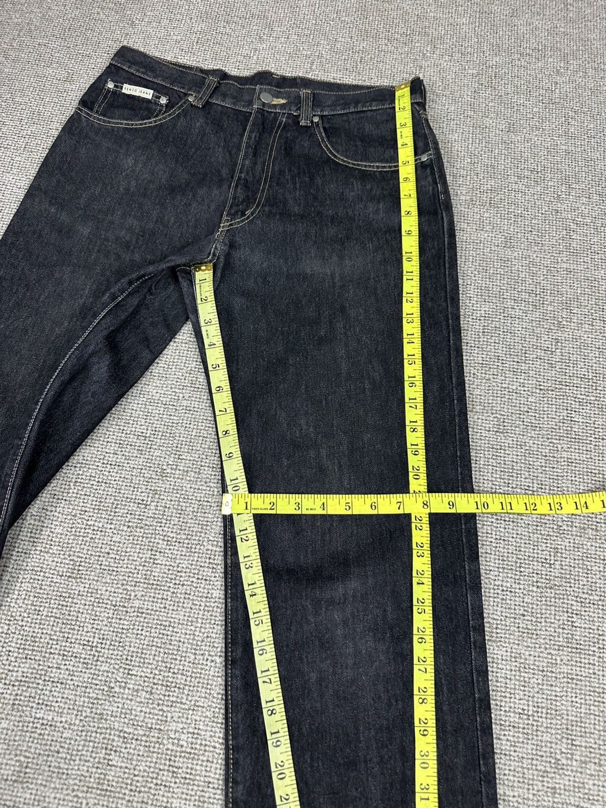 Kenzo Vintage Kenzo Black Denim 31x32 D774 Size US 31 - 10 Thumbnail