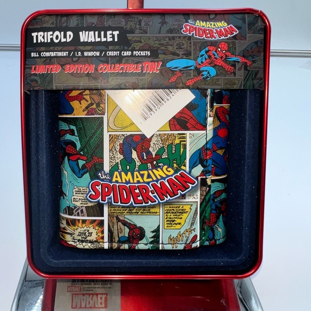 Marvel Comics Marvel Spiderman Comic Strip Wallet in Collectors Tin Size ONE SIZE - 2 Thumbnail