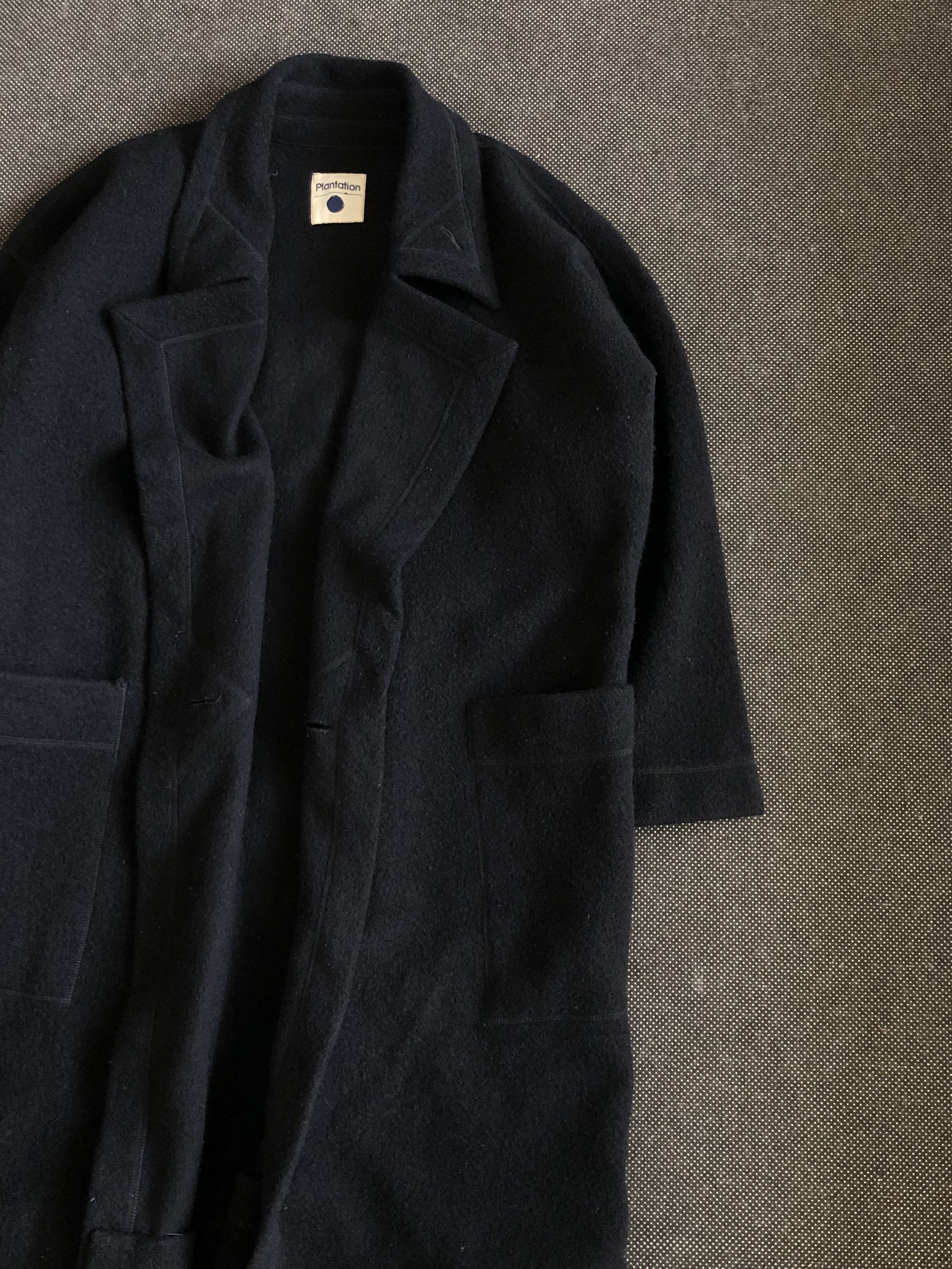 Issey Miyake RARE🔥AW1998 ISSEY MIYAKE PLANTATION OVERSIZE WOOL OVERCOAT Size US L / EU 52-54 / 3 - 4 Thumbnail