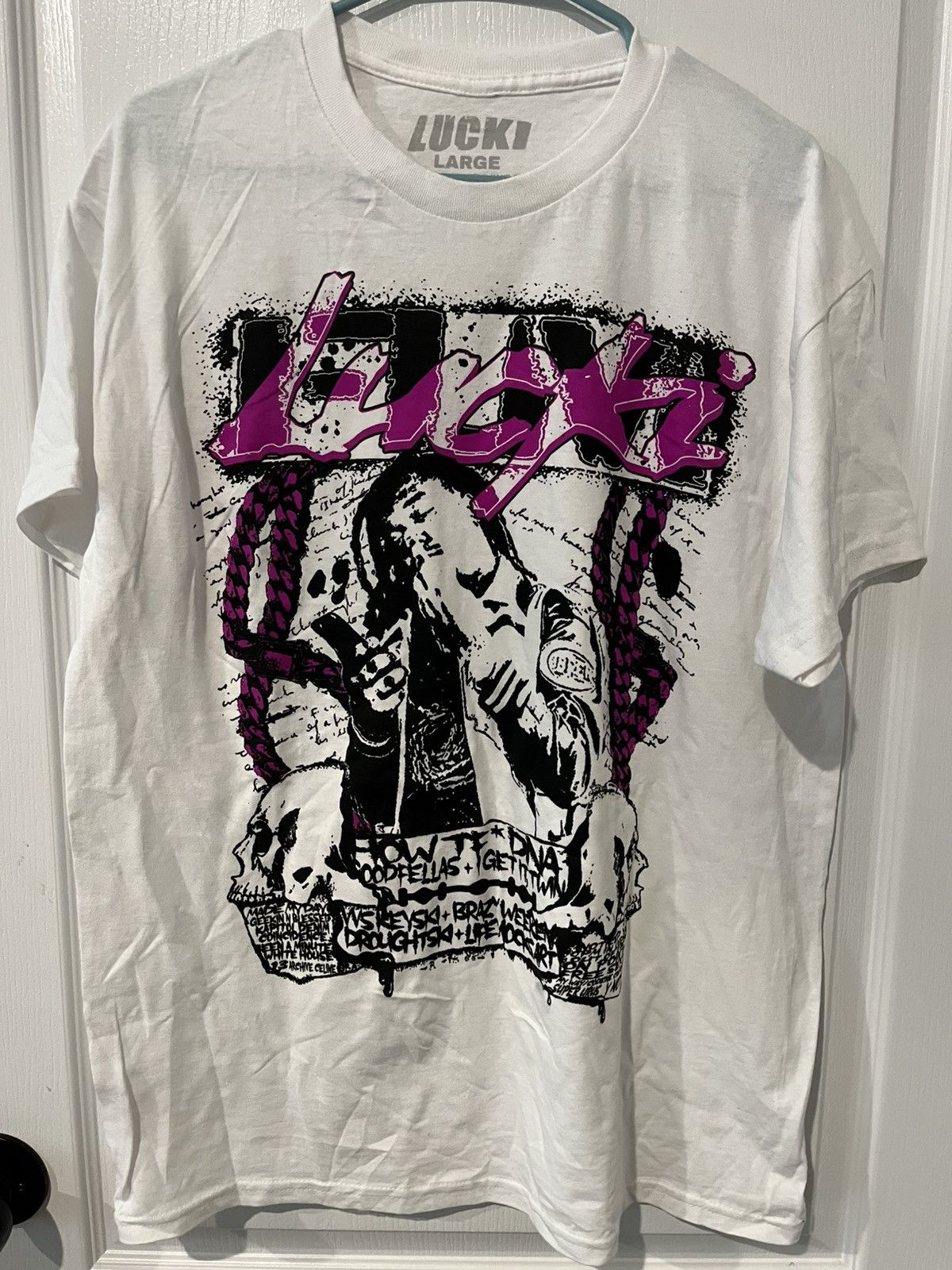 Other LUCKI Graphic Tee (White) – Size L – NWOT Size US L / EU 52-54 / 3 - 1 Thumbnail