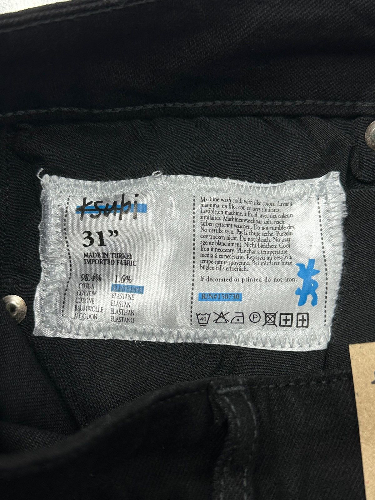 Ksubi Ksubi Jeans Black Chitch Laid Black 31 Size US 31 - 5 Thumbnail