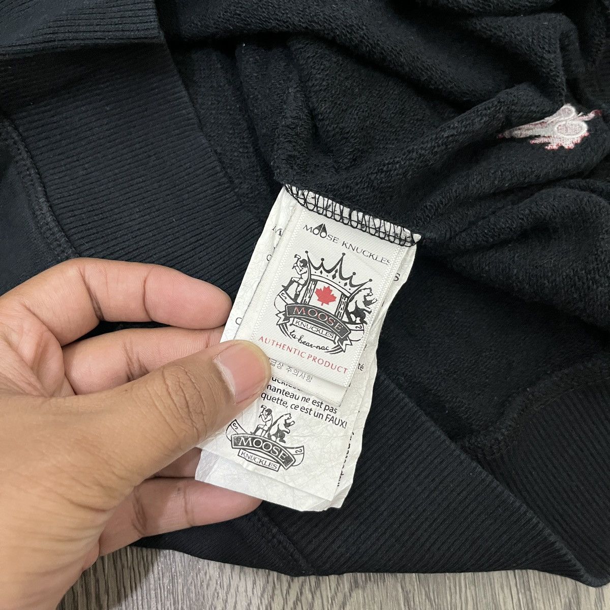 Moose Knuckles Moose Knuckles Vintage Sweatshirt Big Logo Towel Size US L / EU 52-54 / 3 - 9 Thumbnail