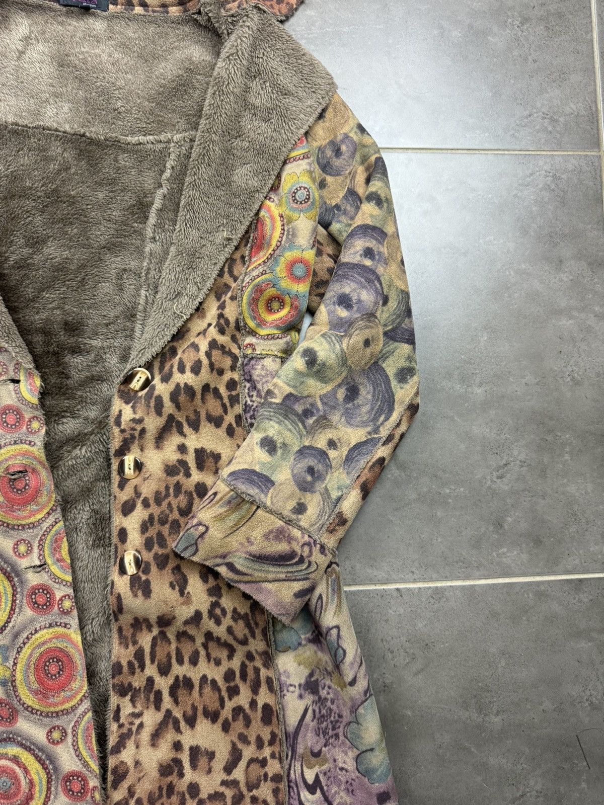 Vintage Style Stella Morgan Leopard Patchwork Size 10
