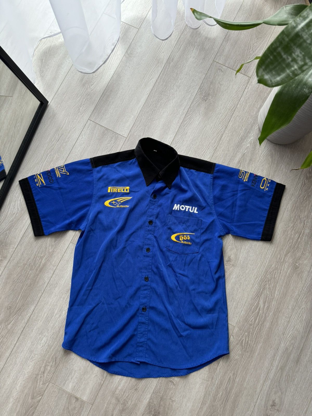 Formula 1 Vintage Subaru World Rally Team Shirt Mercedes BMW Honda Size US S / EU 44-46 / 1 - 1 Thumbnail