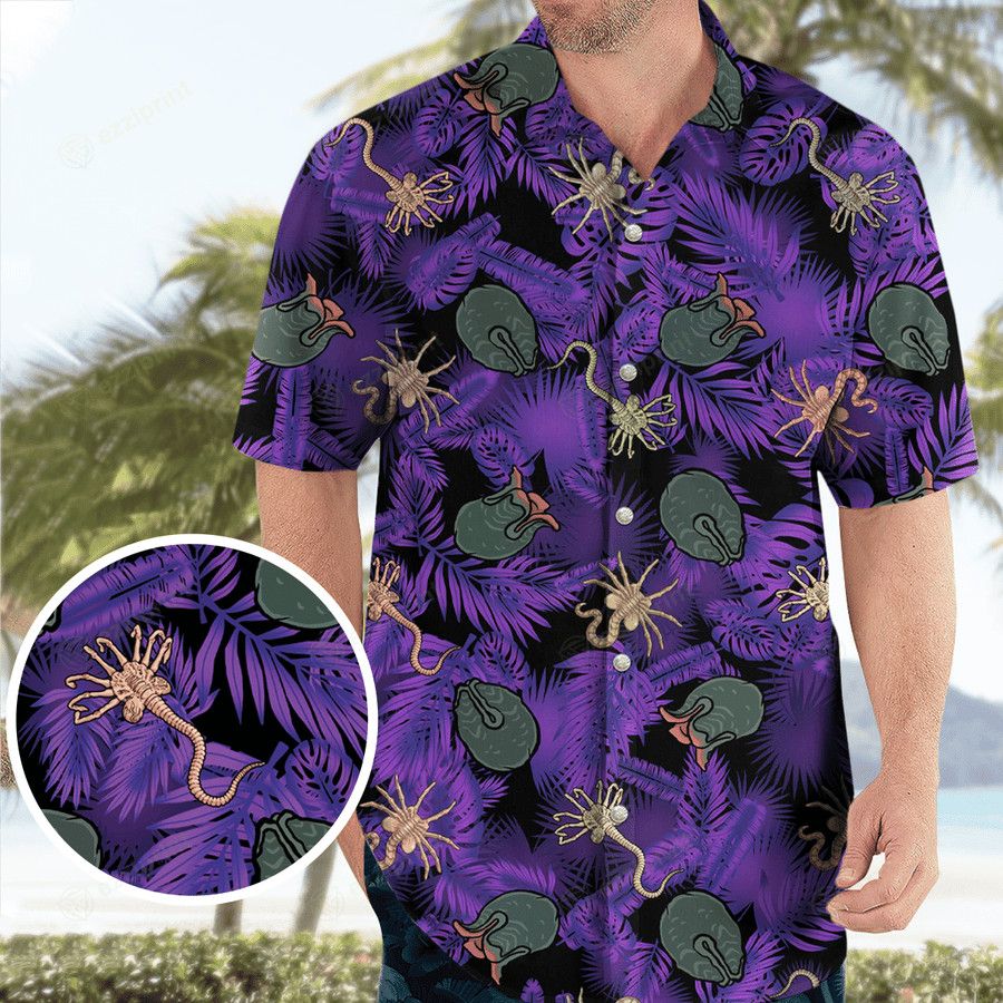 Other ALIEN FACEHUGGER OVOMORPH HAWAIIAN SHIRT Size US L / EU 52-54 / 3 - 1 Thumbnail