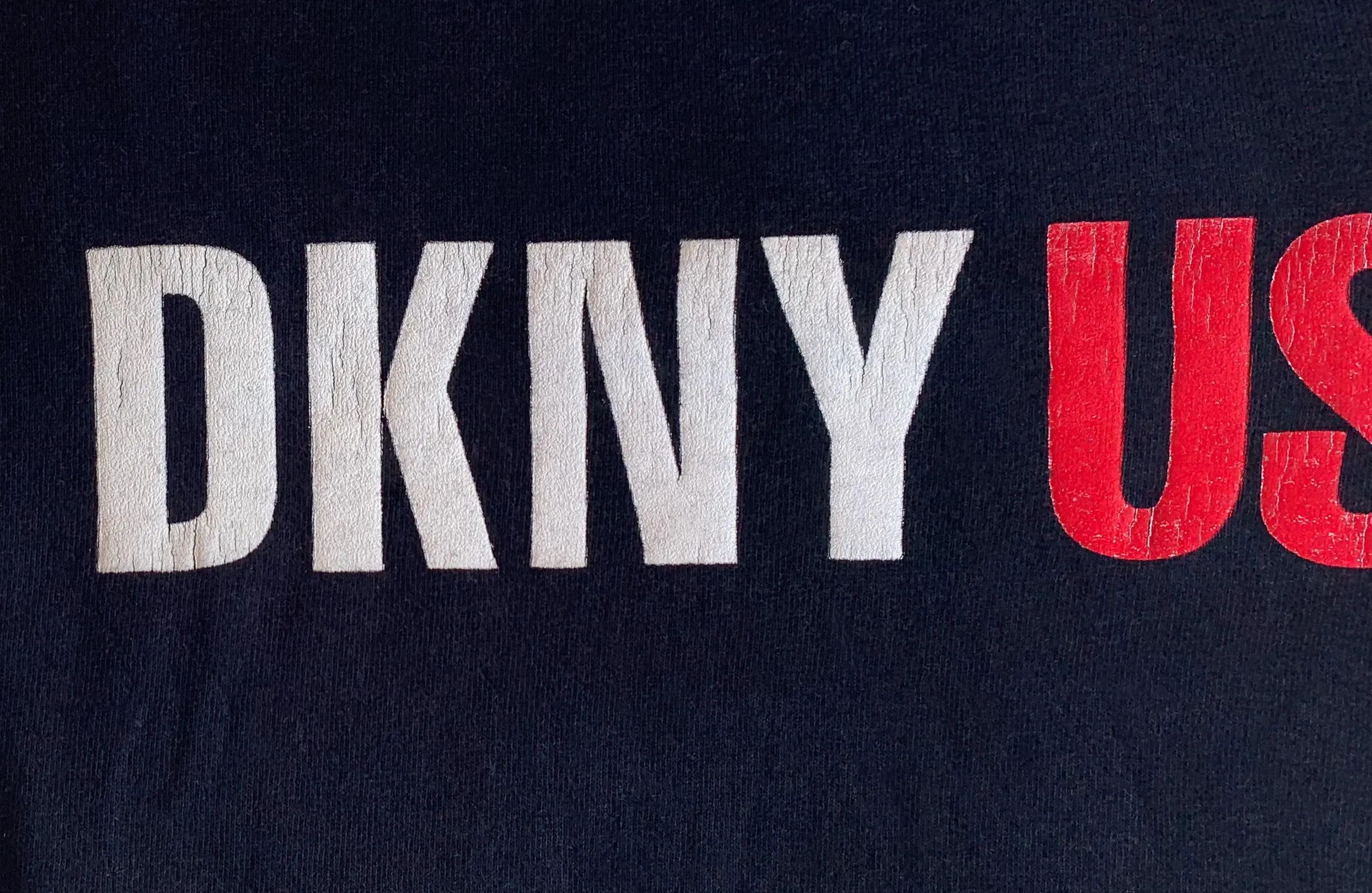 DKNY Vintage 80s 90s DKNY USA T shirt Donna Karan Single stitch Size US S / EU 44-46 / 1 - 8 Thumbnail