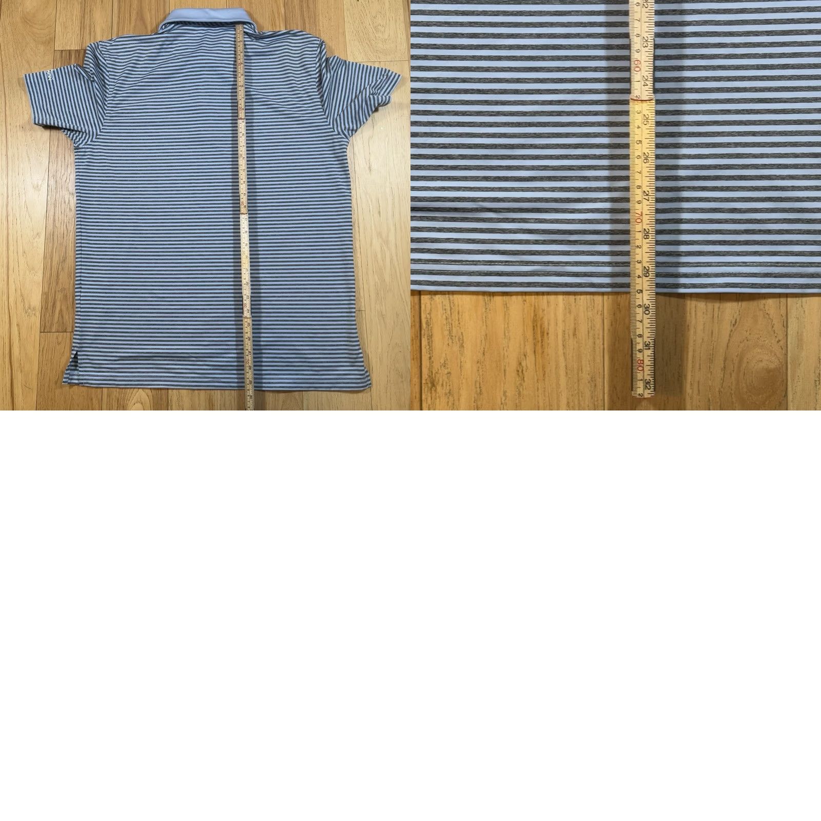 Oscar Jacobson Oscar Jacobson Golf Polo Shirt Men's L Blue Stripe Size US L / EU 52-54 / 3 - 8 Thumbnail
