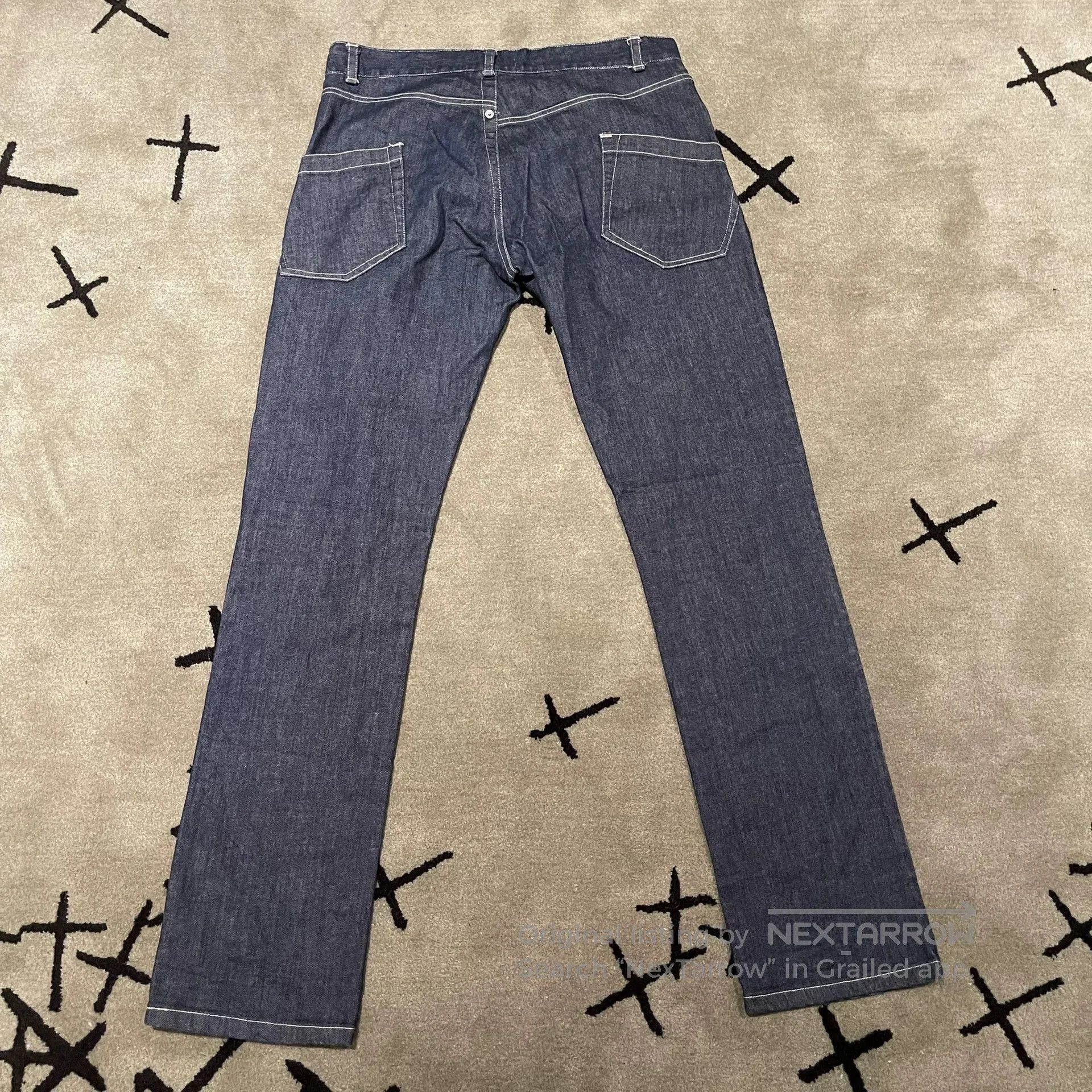 Hussein Chalayan Hussein Chalayan Denim Pants Size 48. Size US 38 / EU 54 - 5 Thumbnail