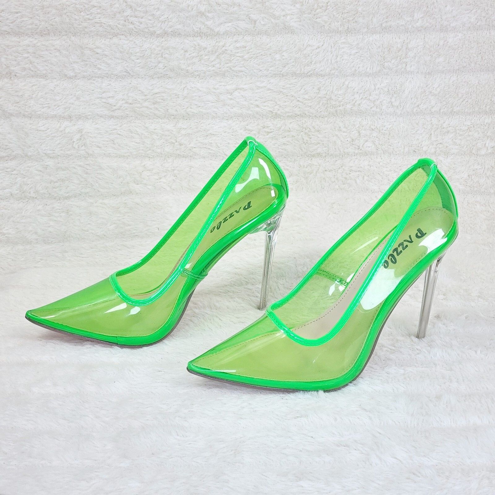 Other Baker PVC Jelly Translucent High Heel Pointy Toe Stiletto Pu Size US 9 / IT 39 - 5 Thumbnail