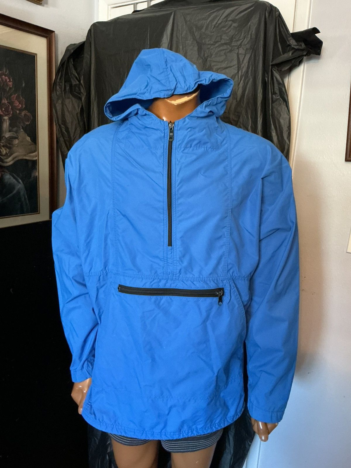 L.L. Bean Vintage L.L. Bean Anorak Windbreaker 1/4 Zip Hooded Jacket Size US L / EU 52-54 / 3 - 8 Thumbnail