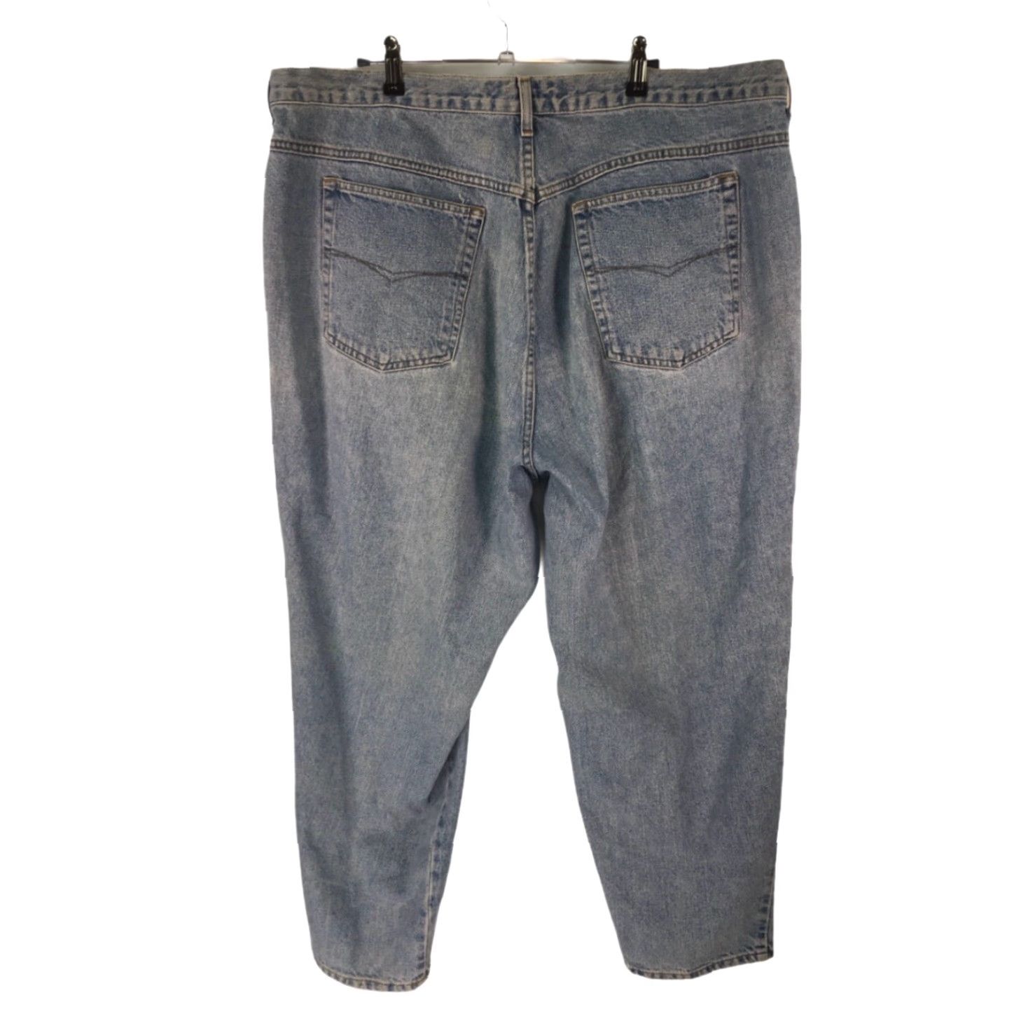 Avenue Avenue Blues Women's Tapered Denim Jeans Size 24 Petite Blue Light Wash Size 42" / US 20 - 2 Thumbnail