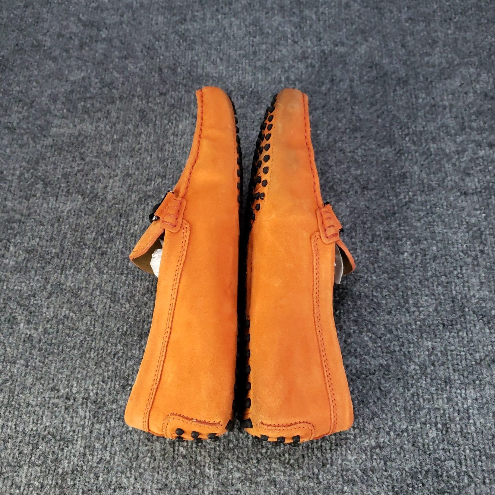 Vintage Tod's Gommino Loafers Mens Size 6 Orange Suede Slip On Casual Size US 6 / EU 39 - 6 Thumbnail