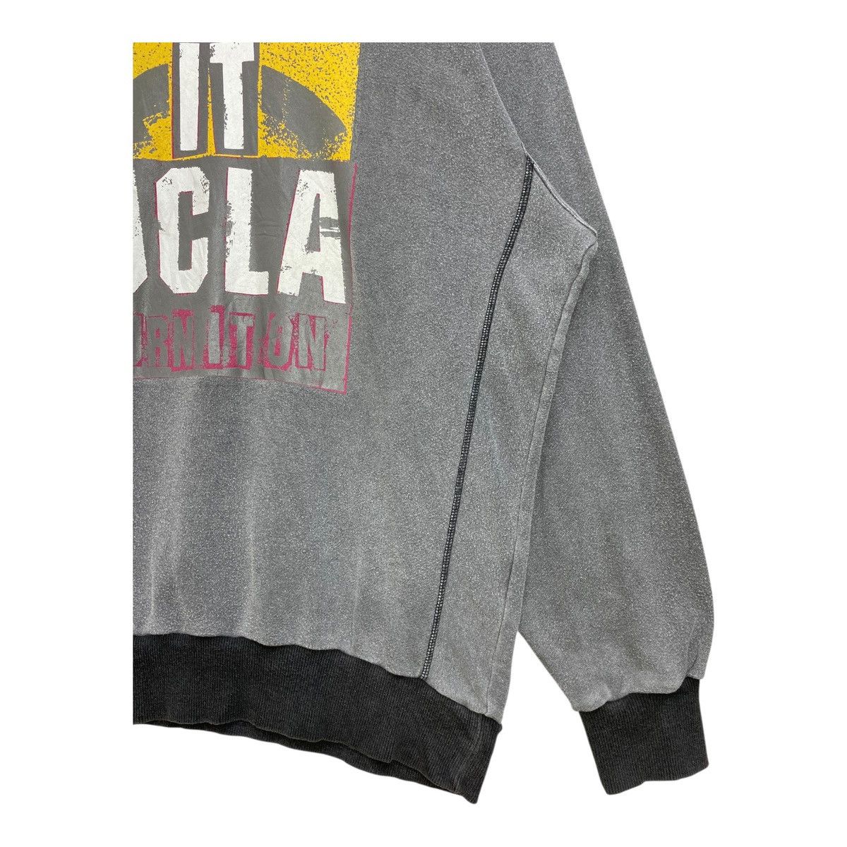 Vintage Vintage UCLA Sweatshirt Jumper Oversized Japan Gray Size 3L Size US XL / EU 56 / 4 - 4 Thumbnail